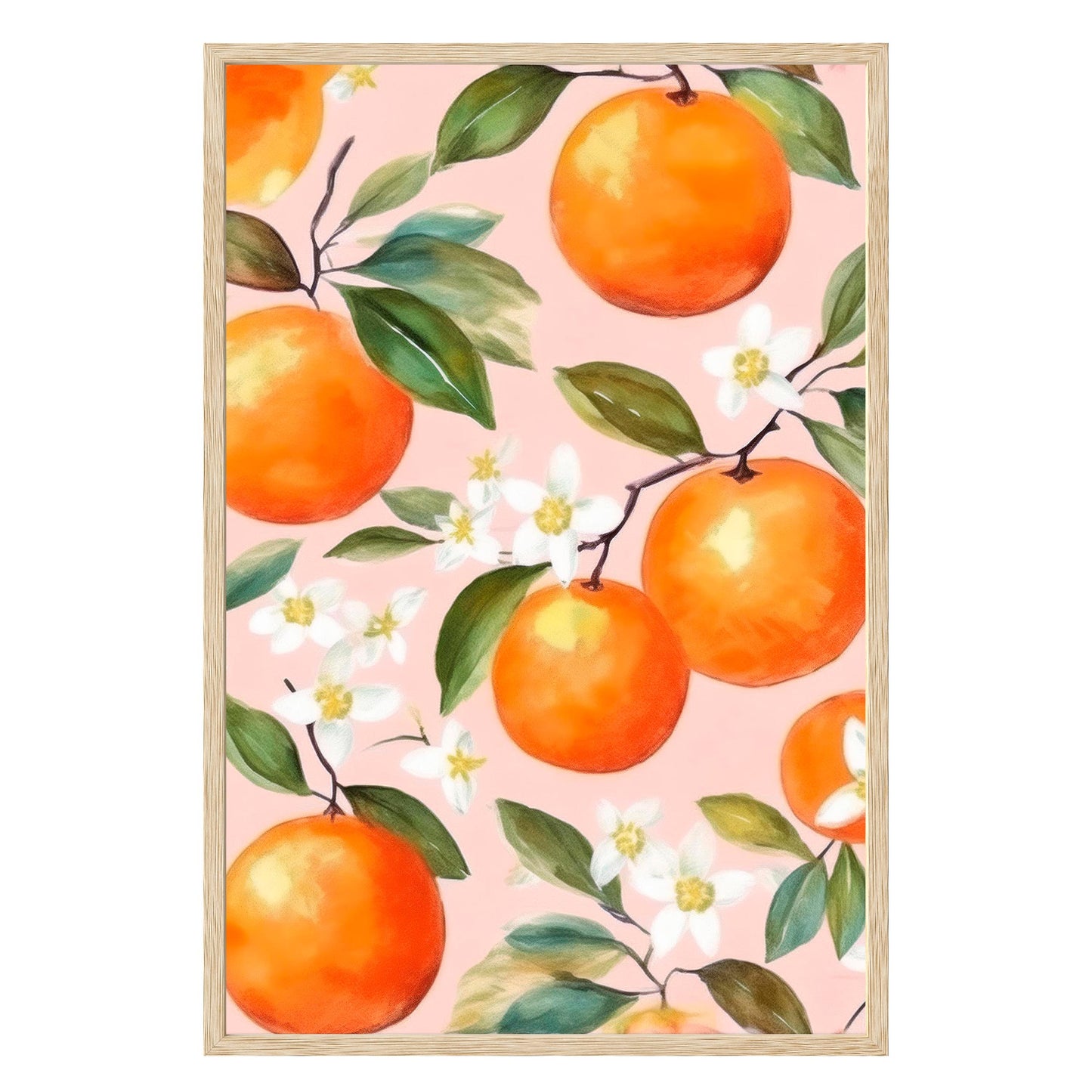 Citrus Bliss Framed Print - Masterpiece Print