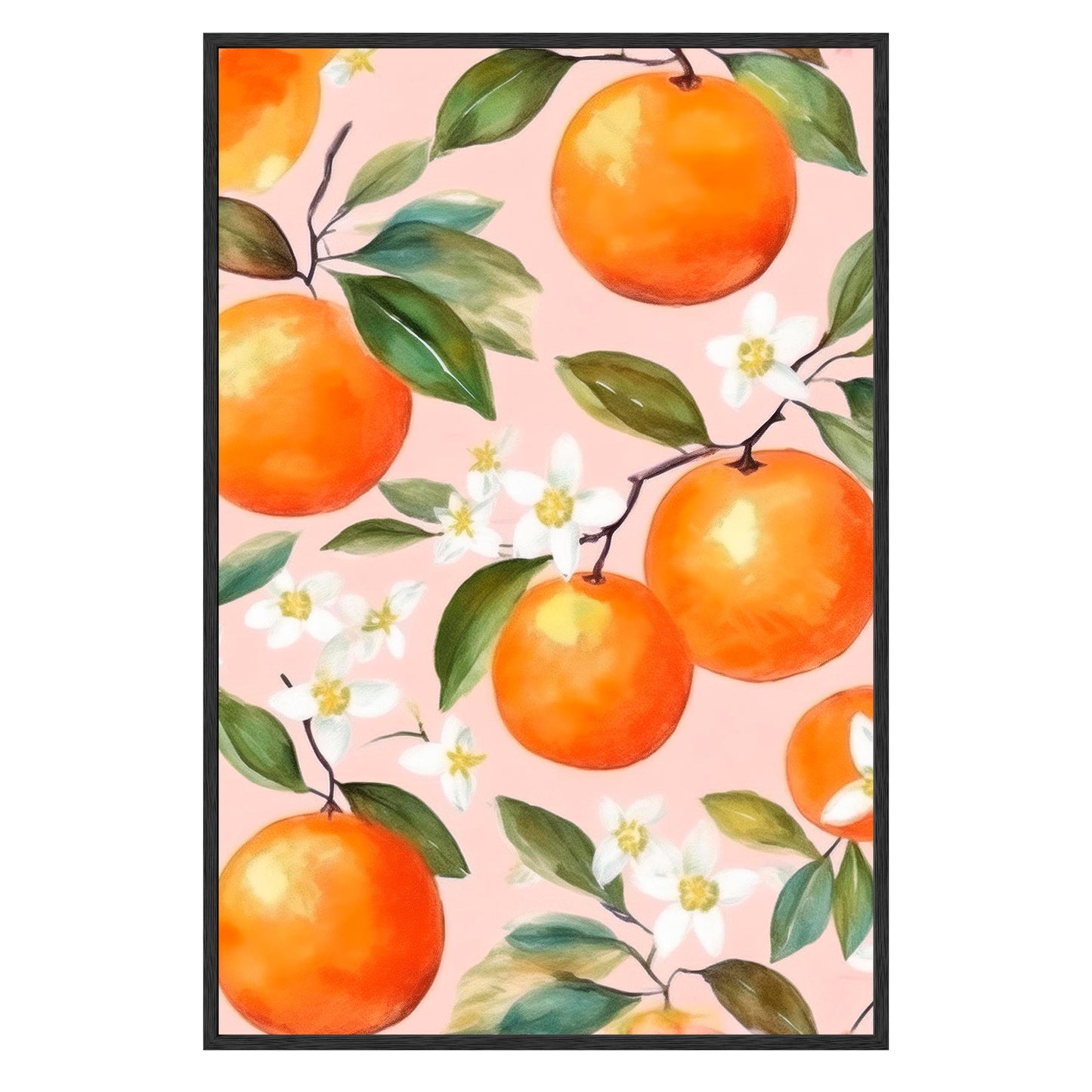 Citrus Bliss Framed Print - Masterpiece Print