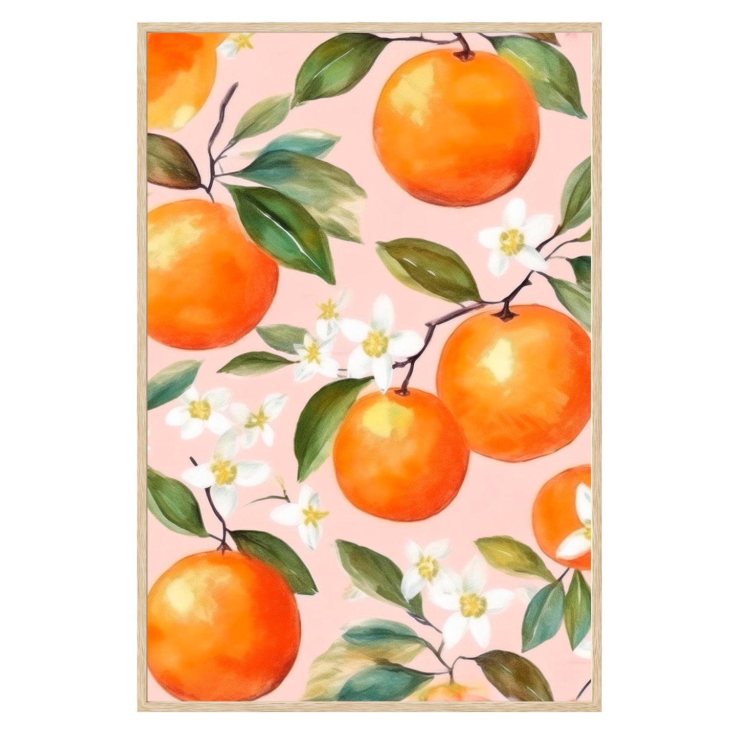 Citrus Bliss Framed Print - Masterpiece Print