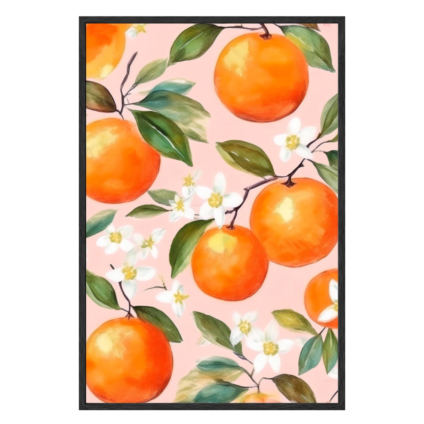 Citrus Bliss Framed Print - Masterpiece Print