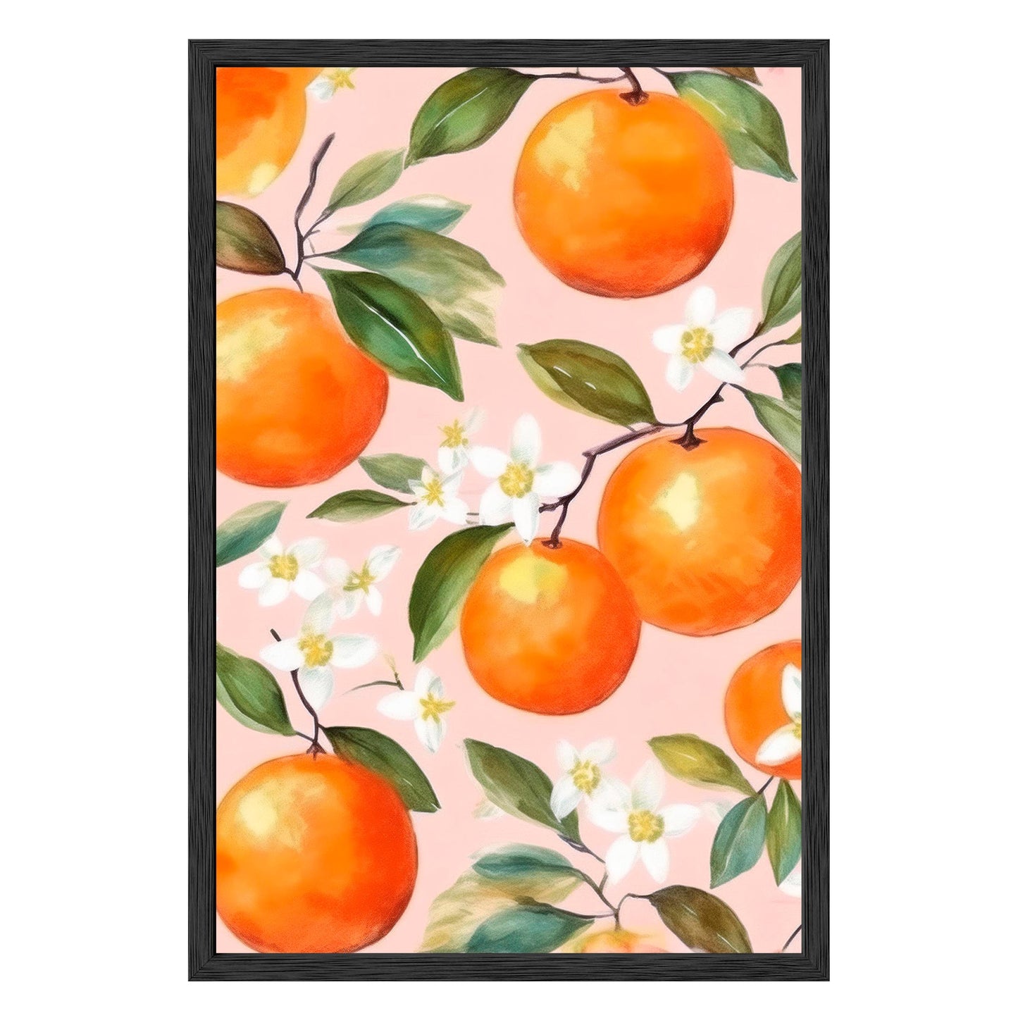 Citrus Bliss Framed Print - Masterpiece Print