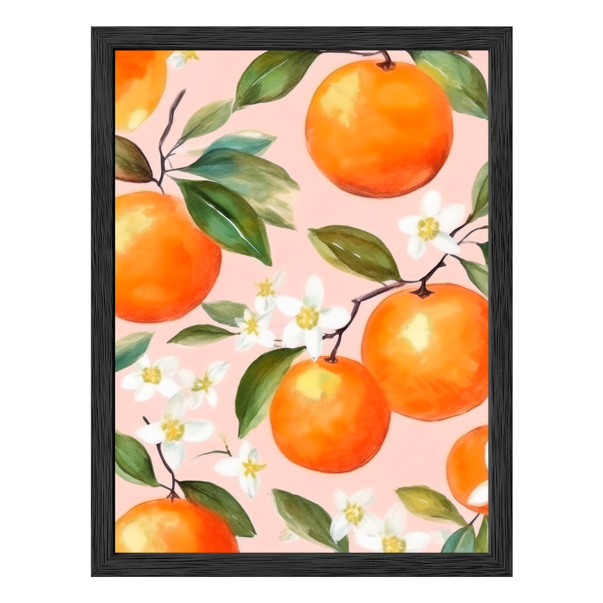 Citrus Bliss Framed Print - Masterpiece Print