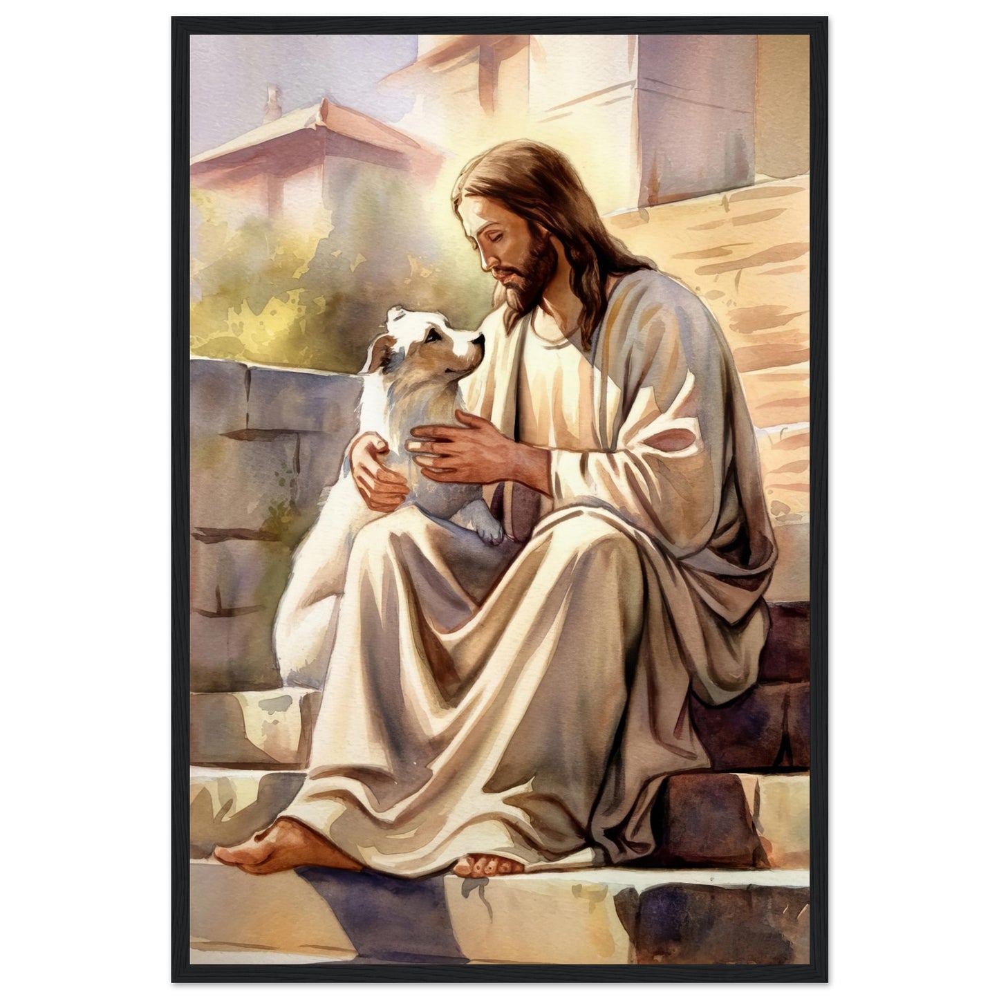 Compassionate Moment Framed Print - Masterpiece Print