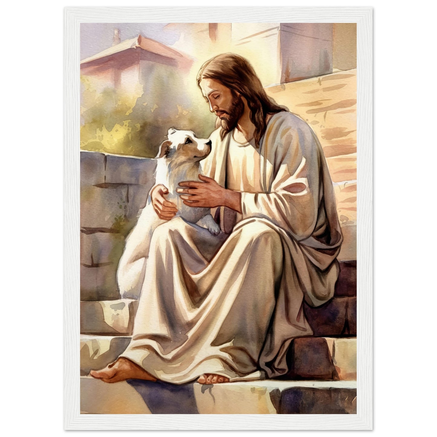Compassionate Moment Framed Print - Masterpiece Print