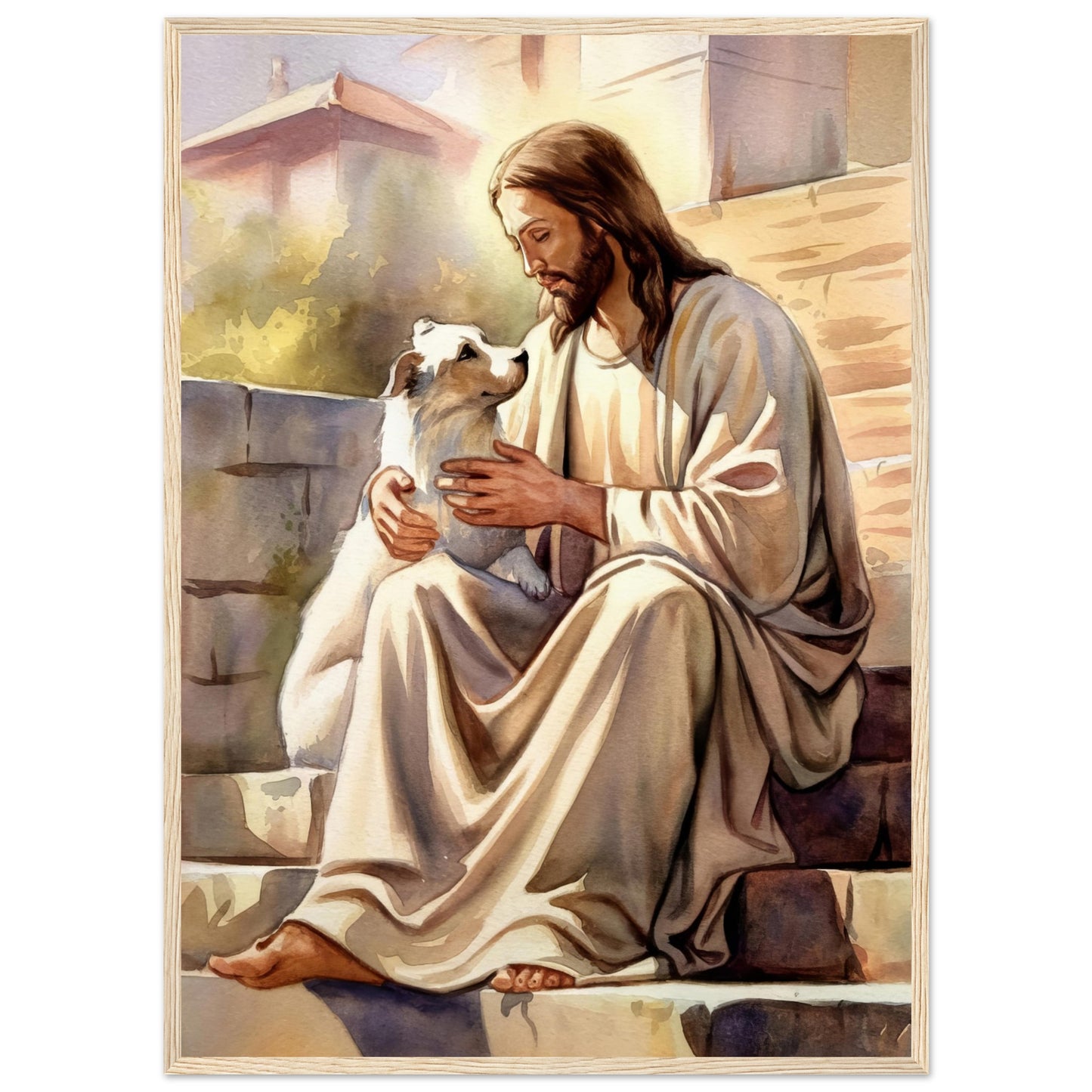 Compassionate Moment Framed Print - Masterpiece Print