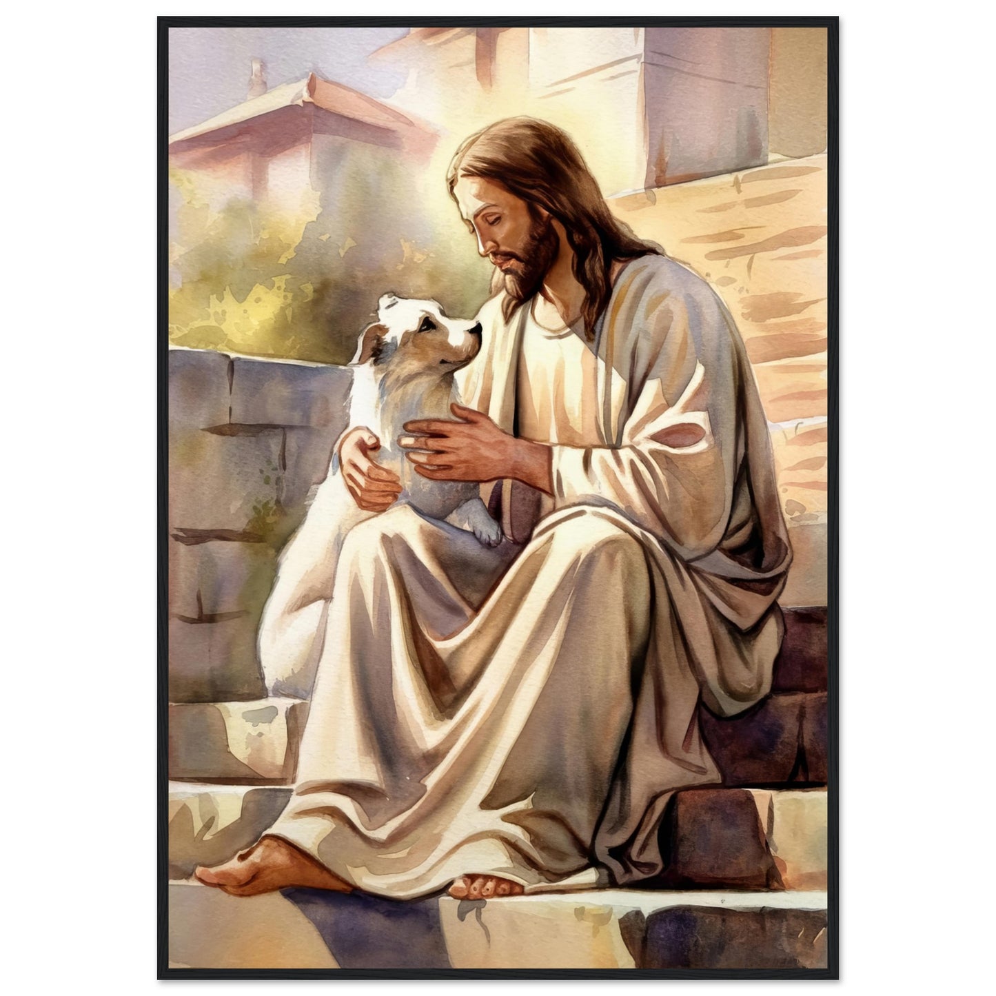 Compassionate Moment Framed Print - Masterpiece Print