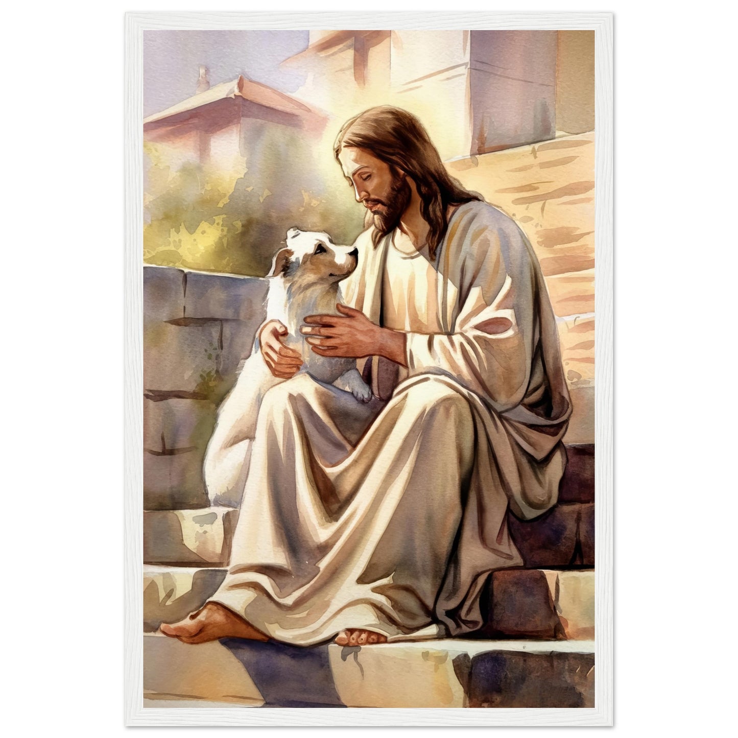 Compassionate Moment Framed Print - Masterpiece Print
