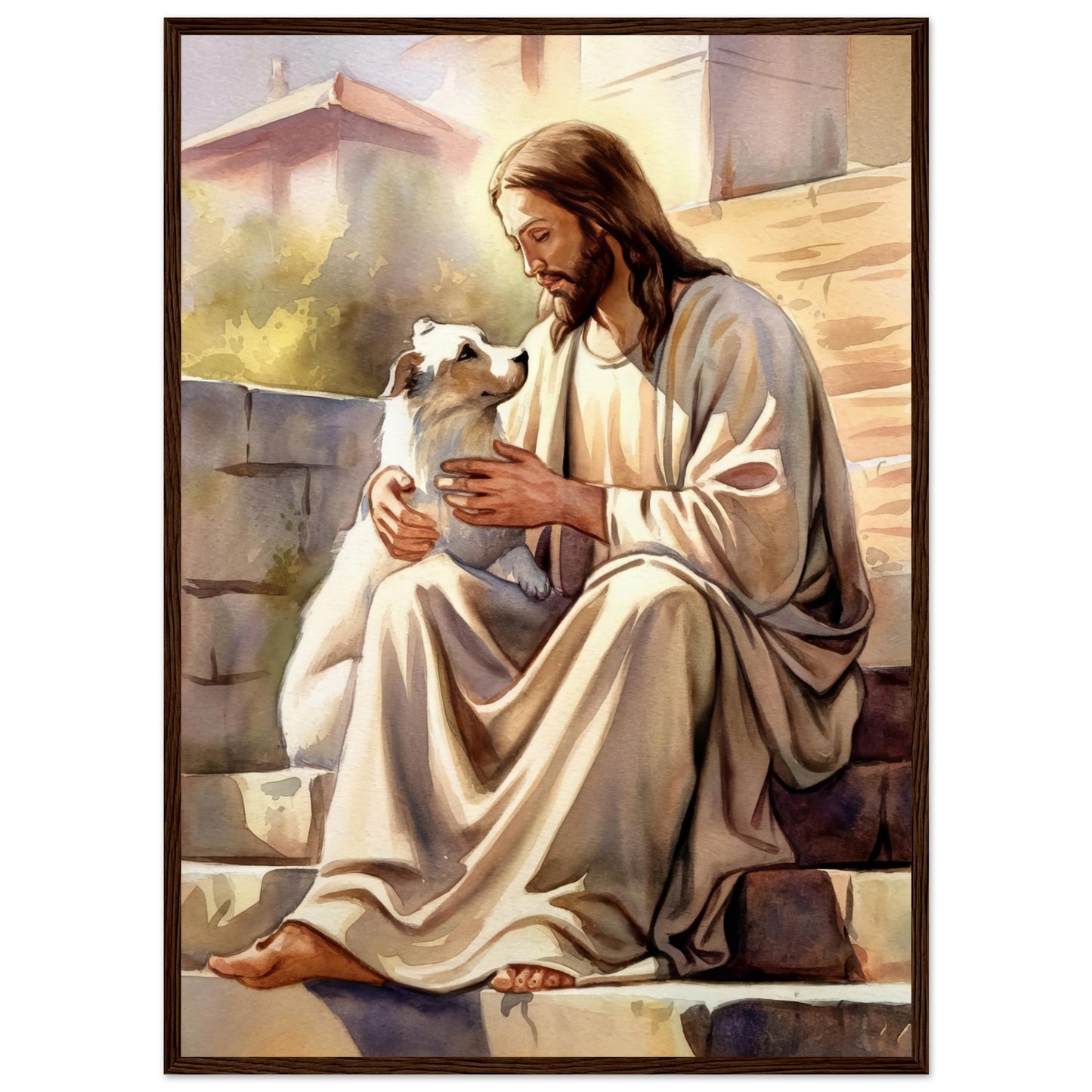 Compassionate Moment Framed Print - Masterpiece Print