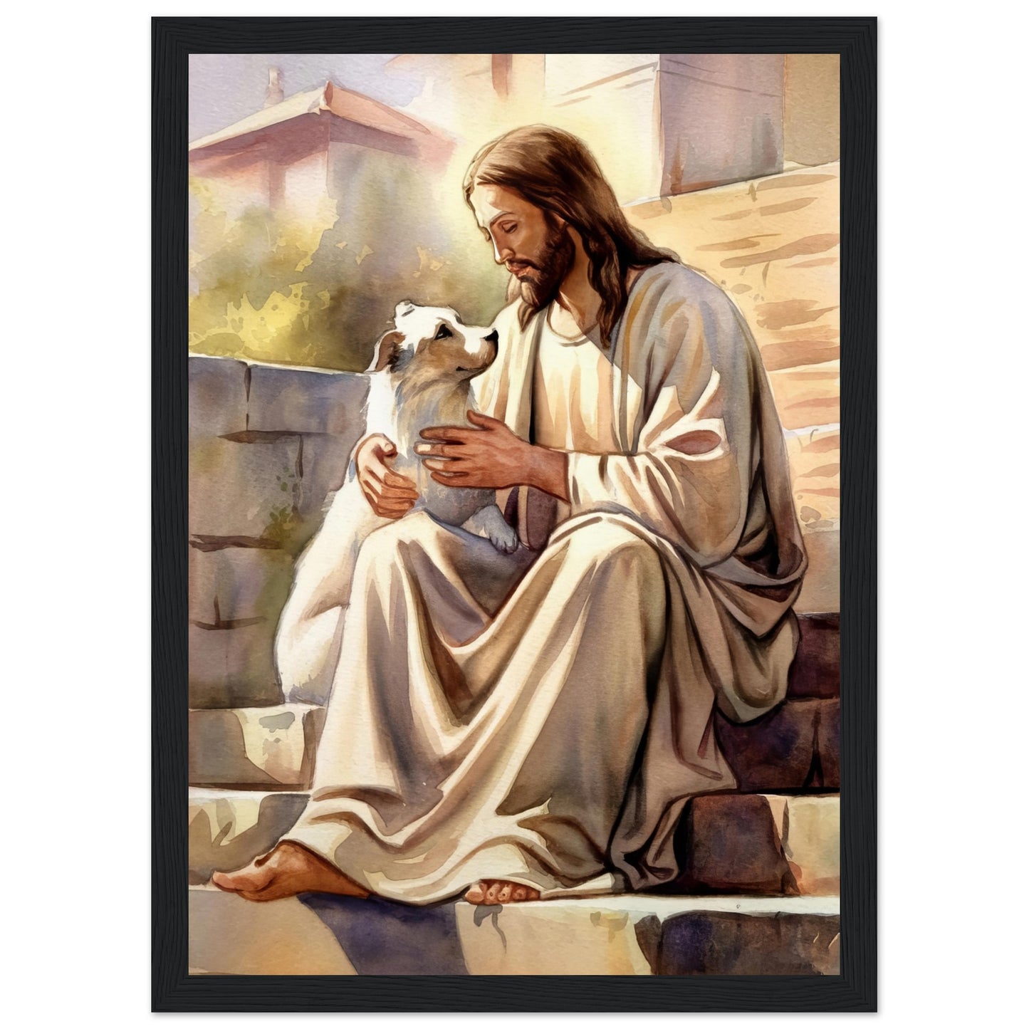 Compassionate Moment Framed Print - Masterpiece Print