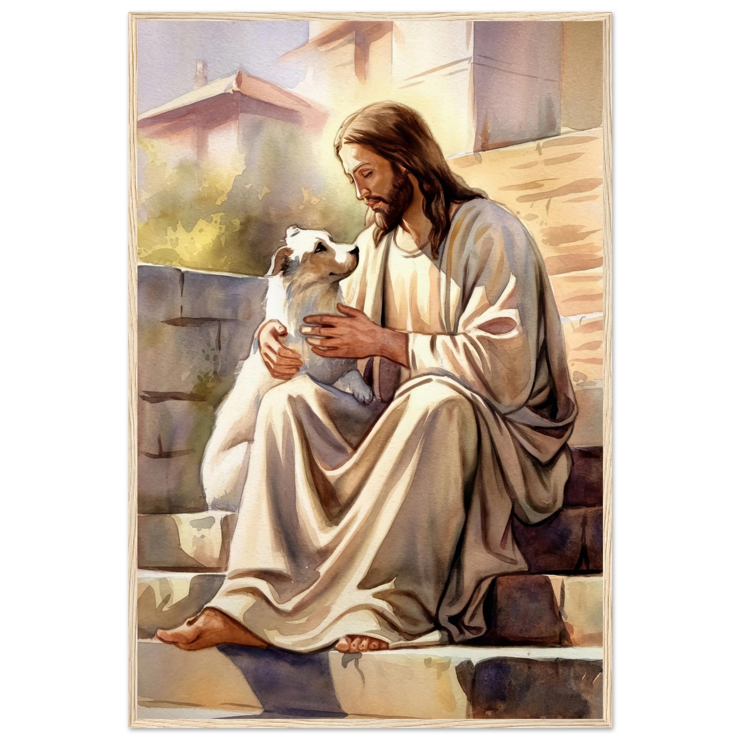 Compassionate Moment Framed Print - Masterpiece Print