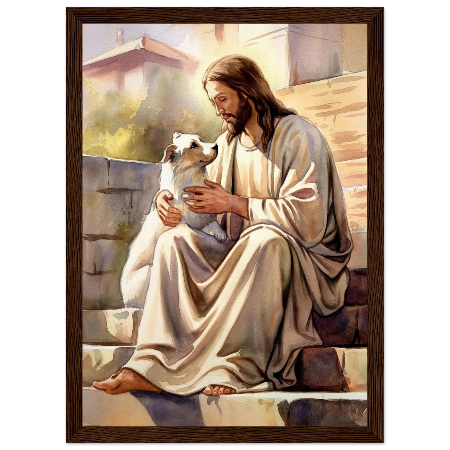 Compassionate Moment Framed Print - Masterpiece Print