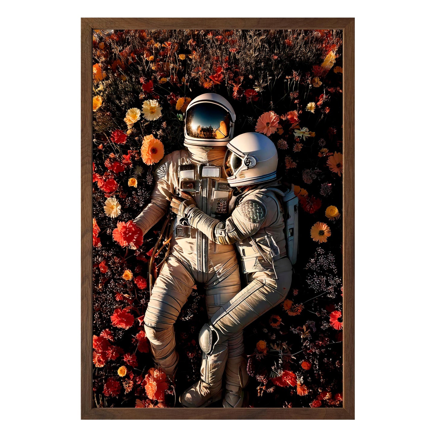 Cosmic Bloom Framed Print - Masterpiece Print