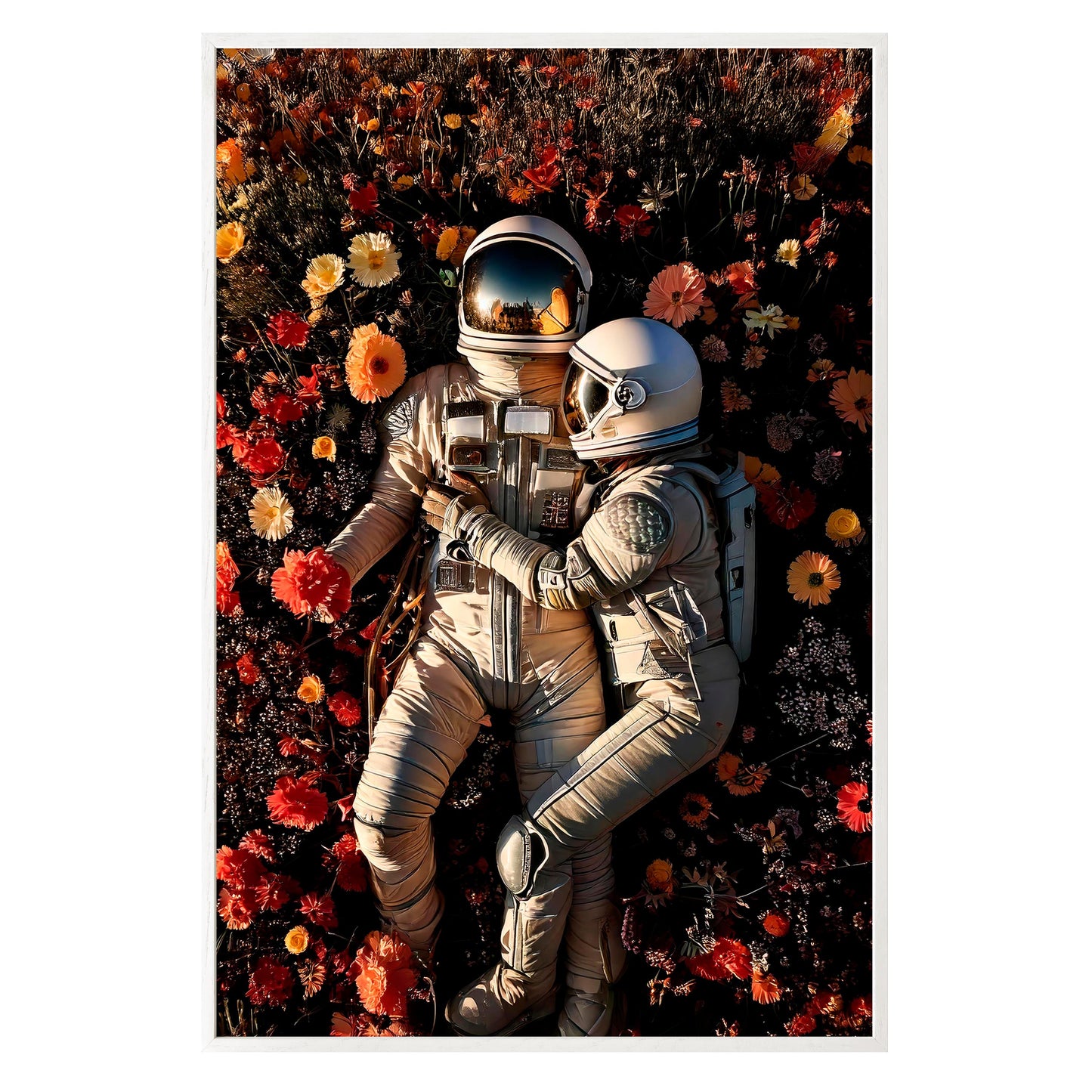 Cosmic Bloom Framed Print - Masterpiece Print