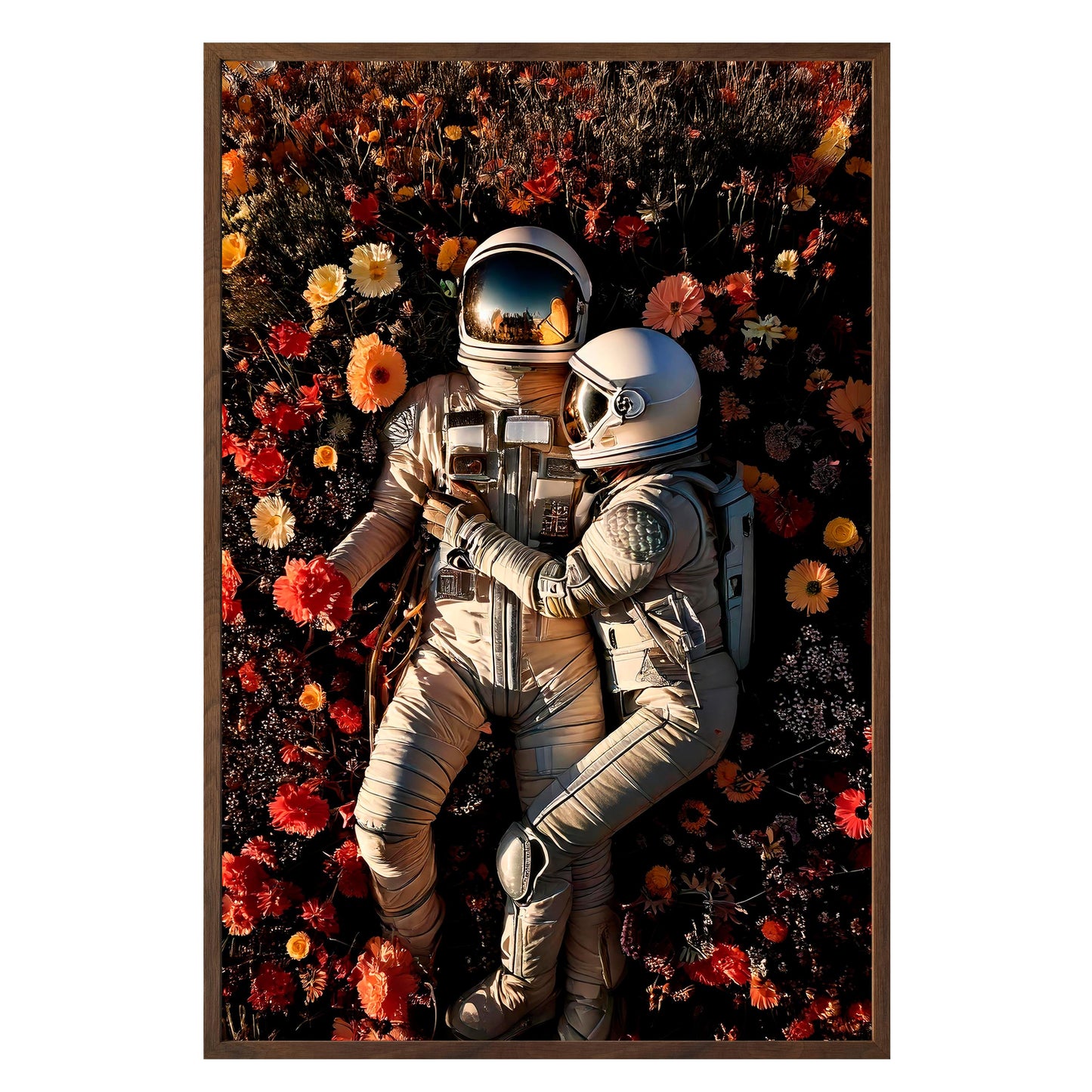 Cosmic Bloom Framed Print - Masterpiece Print