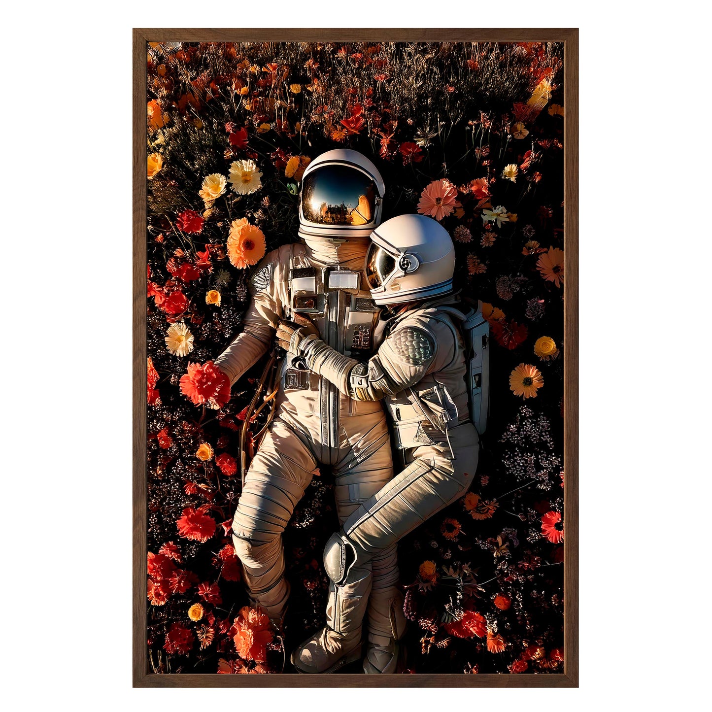 Cosmic Bloom Framed Print - Masterpiece Print