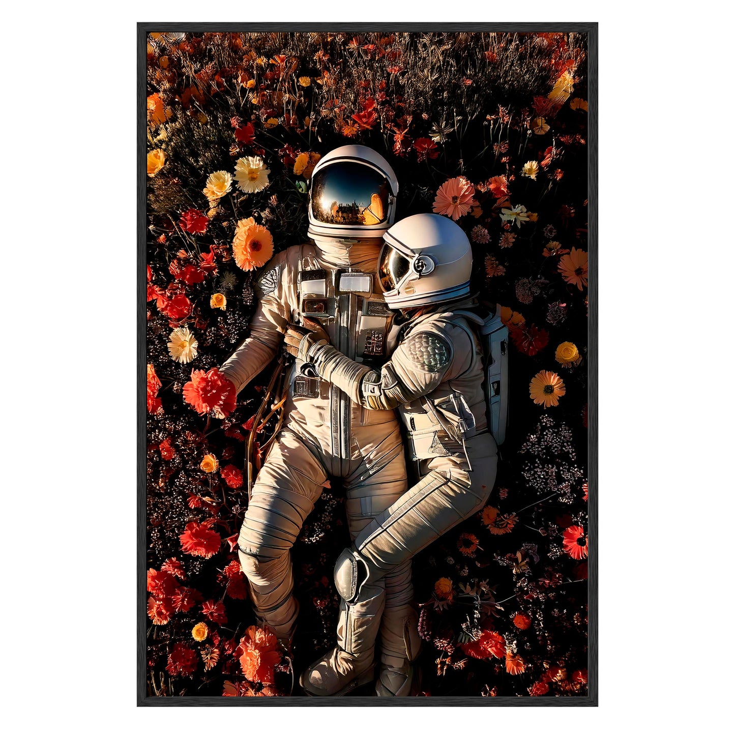 Cosmic Bloom Framed Print - Masterpiece Print