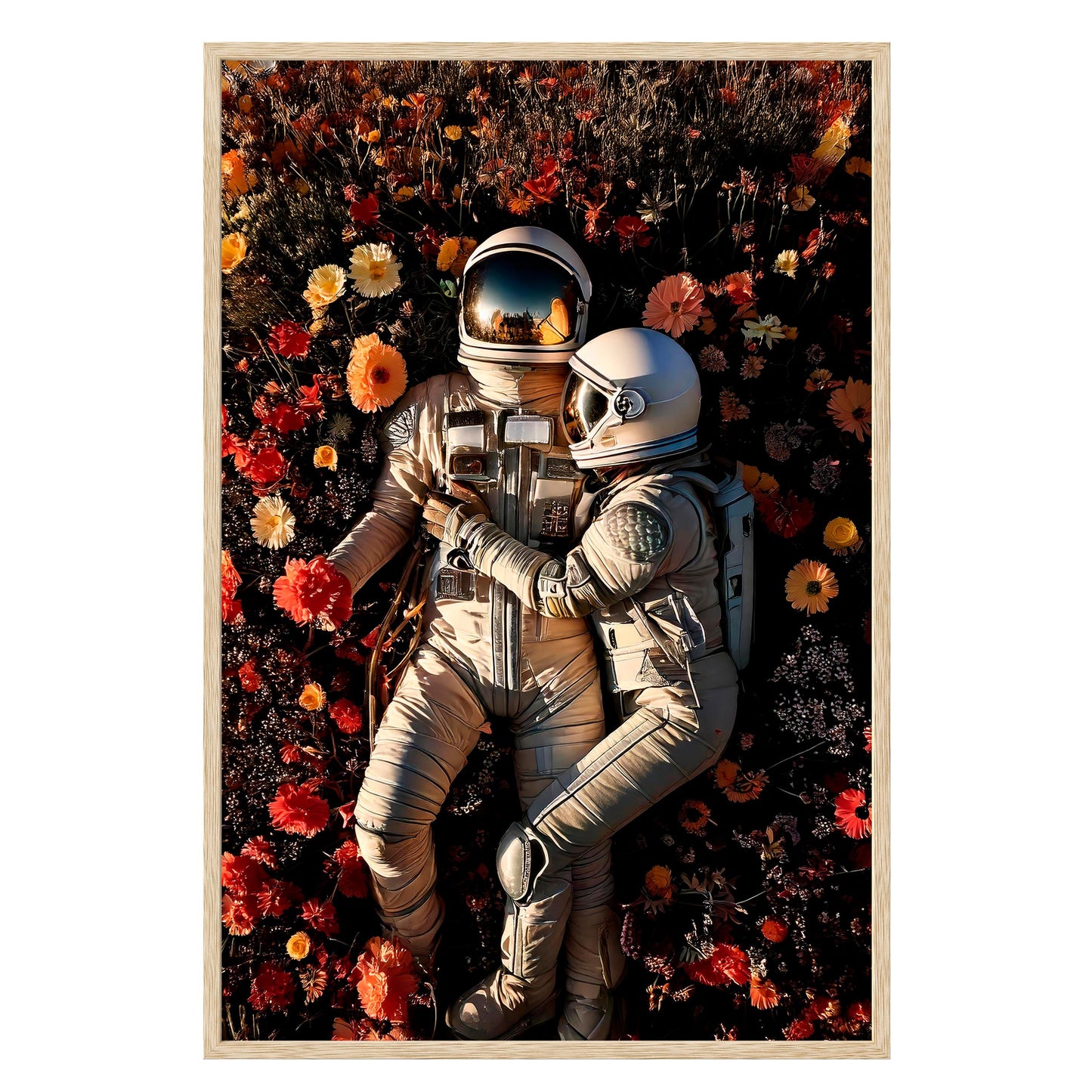 Cosmic Bloom Framed Print - Masterpiece Print