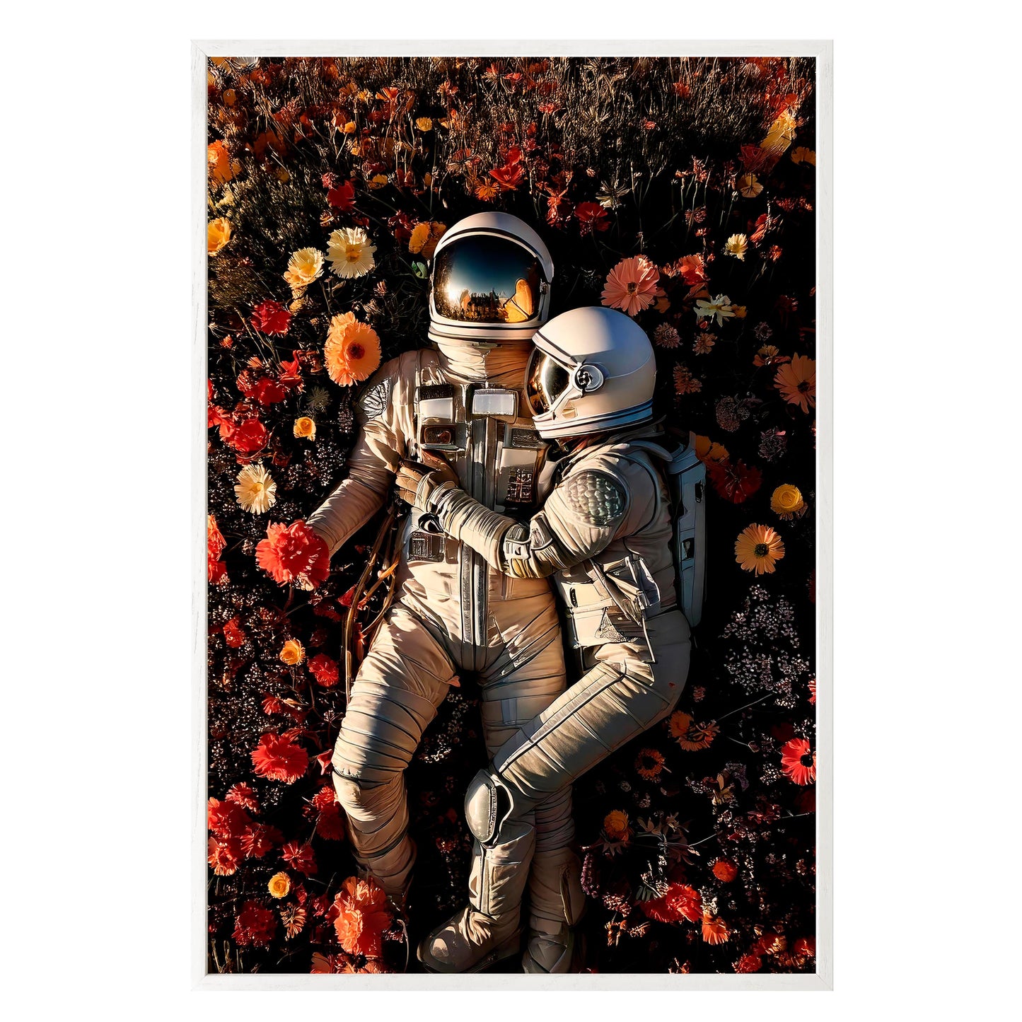 Cosmic Bloom Framed Print - Masterpiece Print