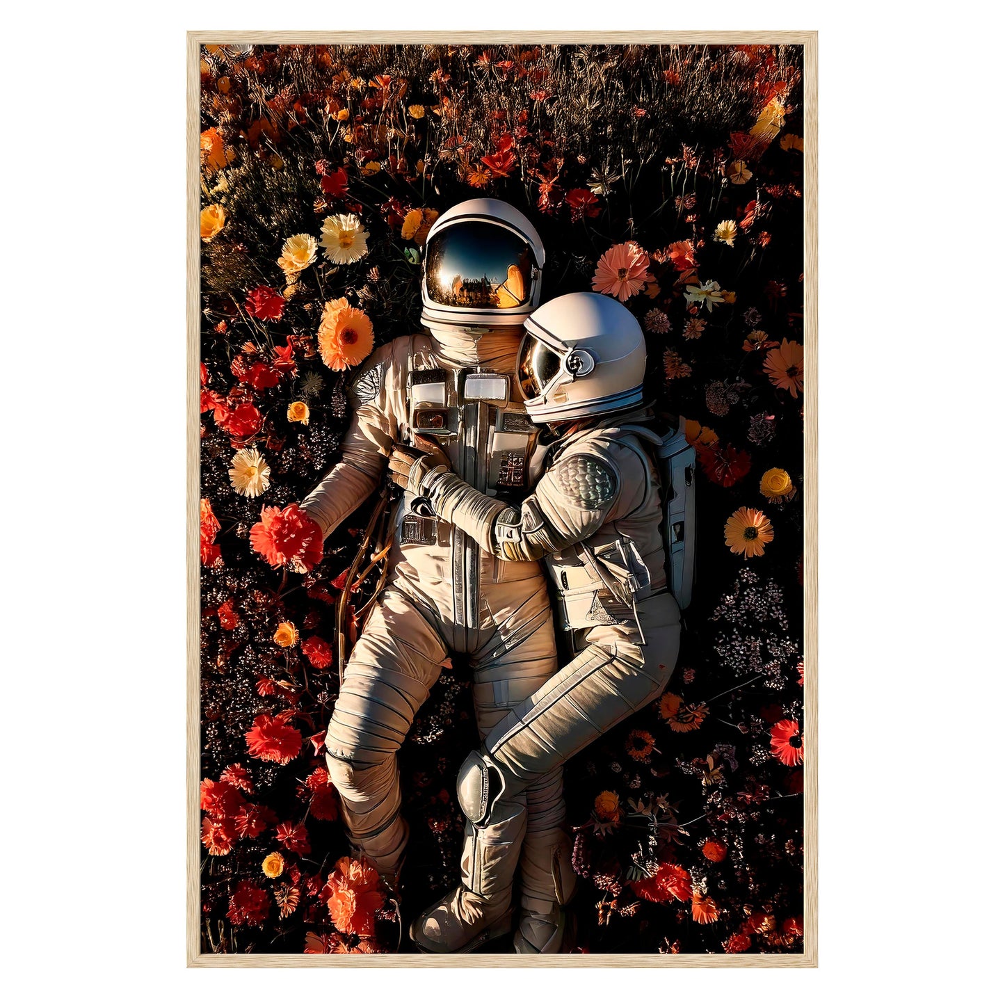 Cosmic Bloom Framed Print - Masterpiece Print