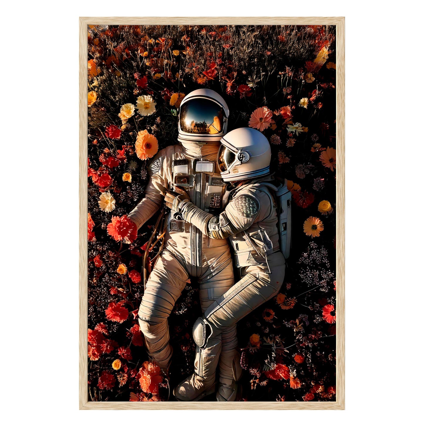 Cosmic Bloom Framed Print - Masterpiece Print