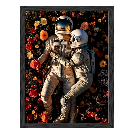 Cosmic Bloom Framed Print - Masterpiece Print