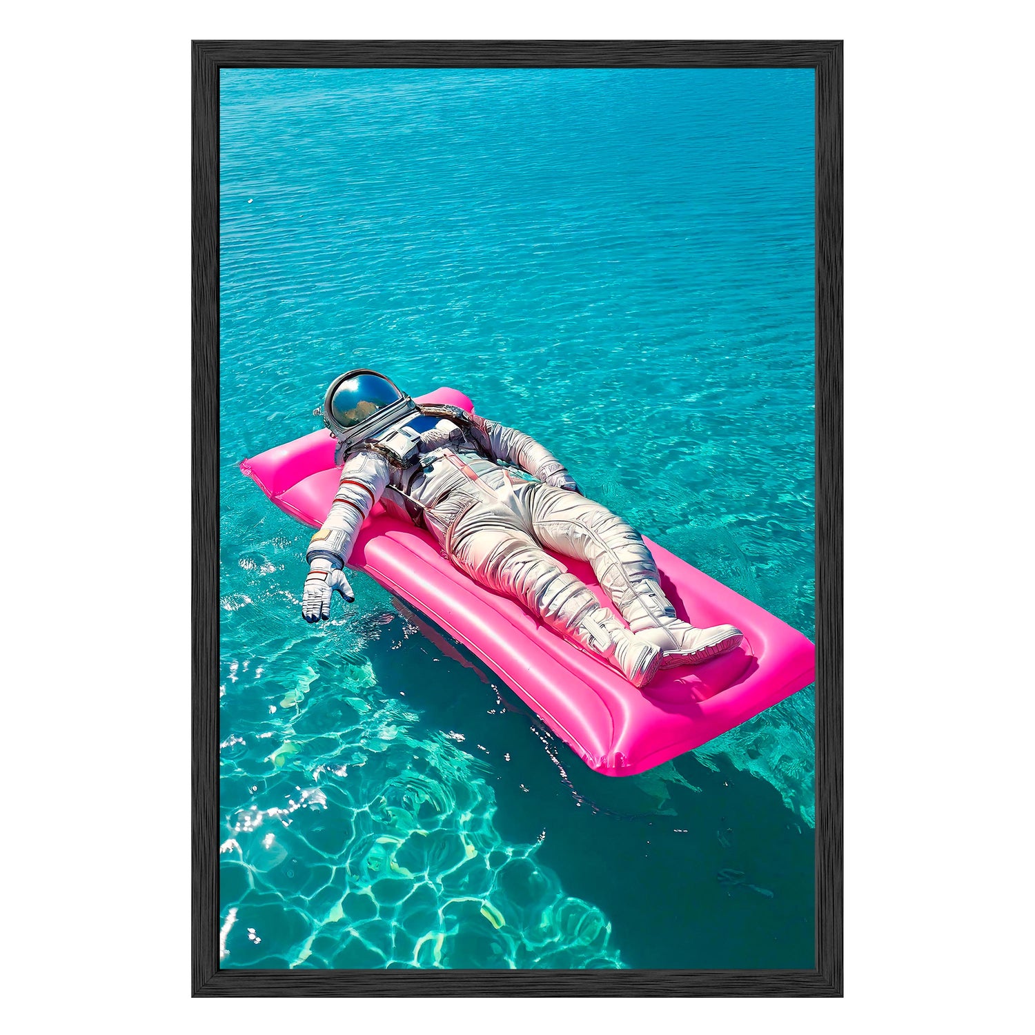 Cosmic Drift Framed Print - Masterpiece Print