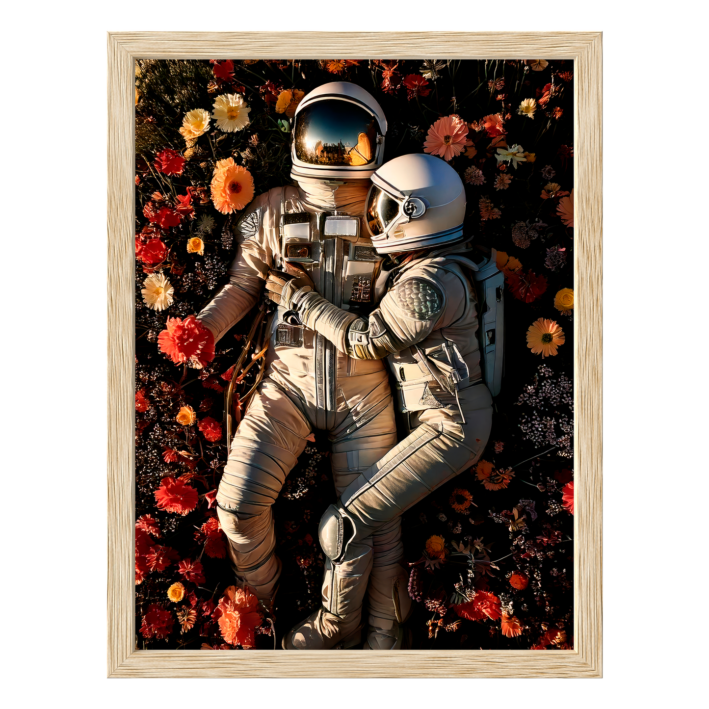 Cosmic Bloom Framed Print