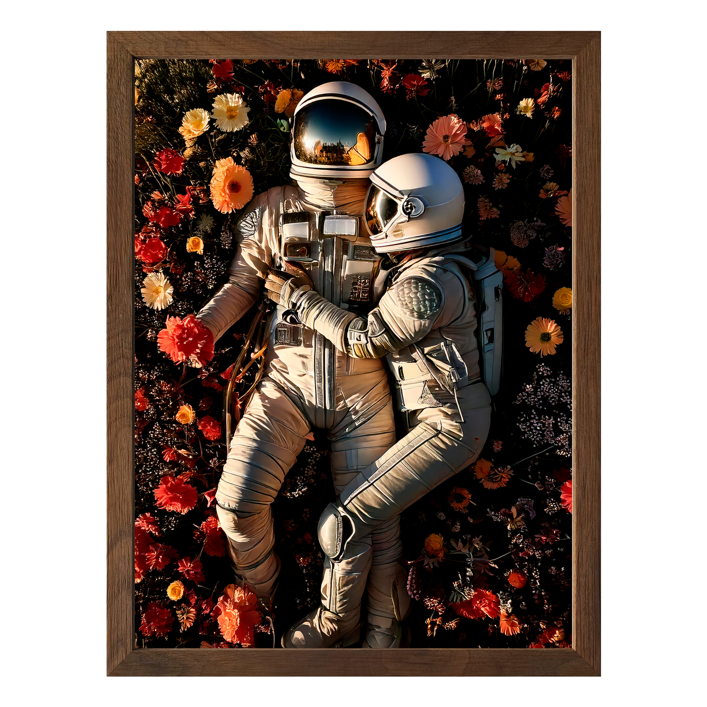 Cosmic Bloom Framed Print