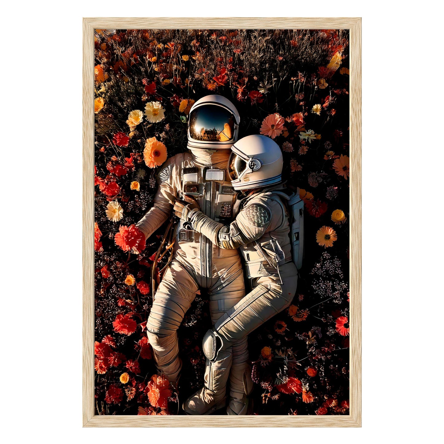 Cosmic Bloom Framed Print