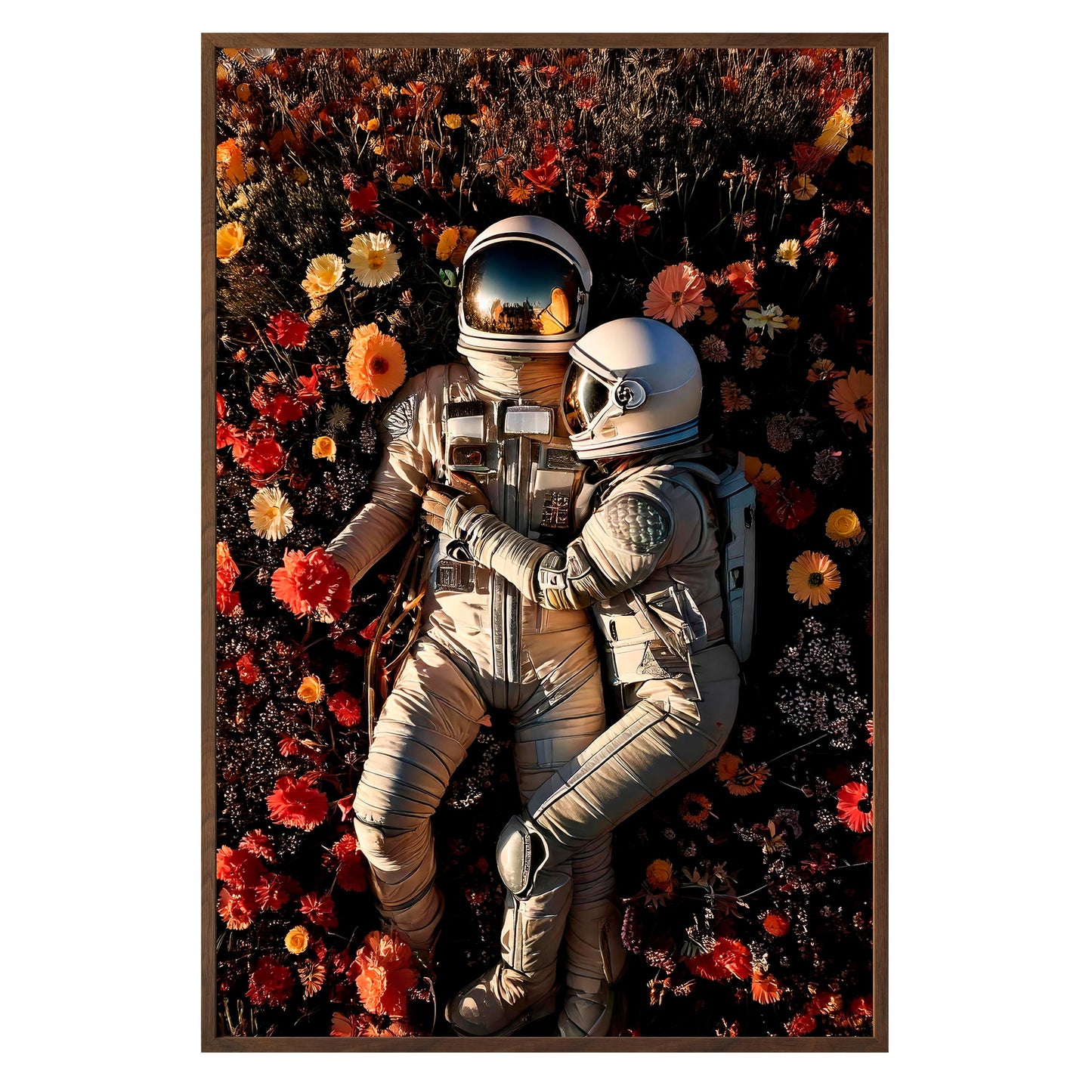 Cosmic Bloom Framed Print