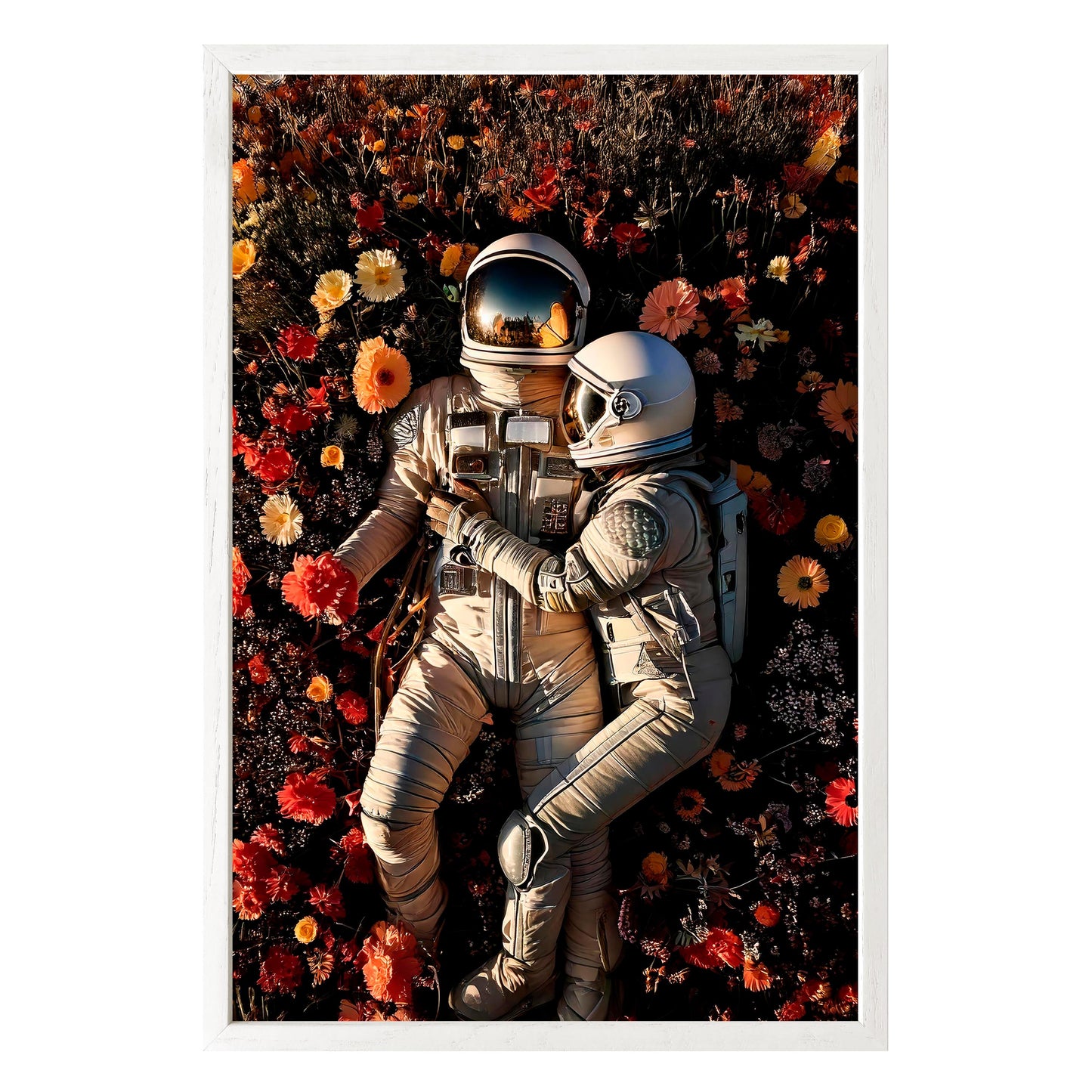 Cosmic Bloom Framed Print