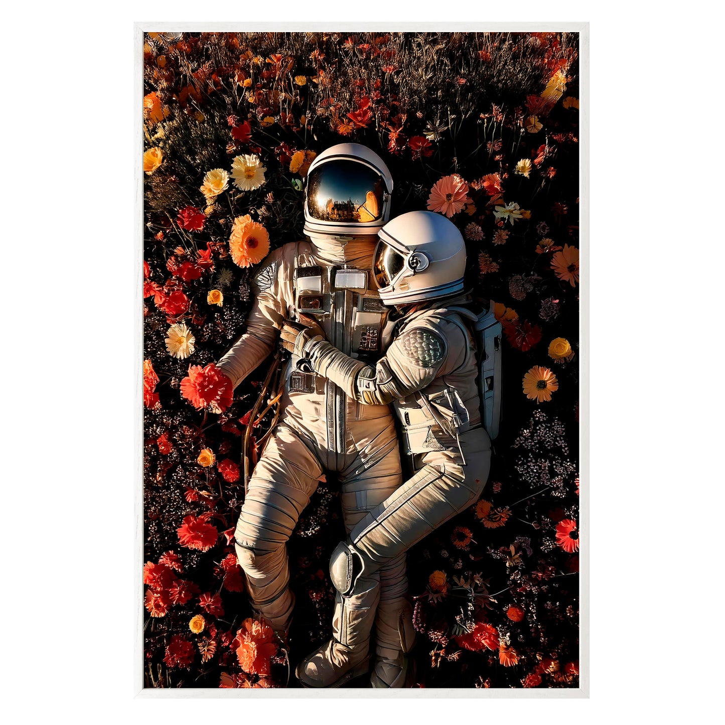 Cosmic Bloom Framed Print