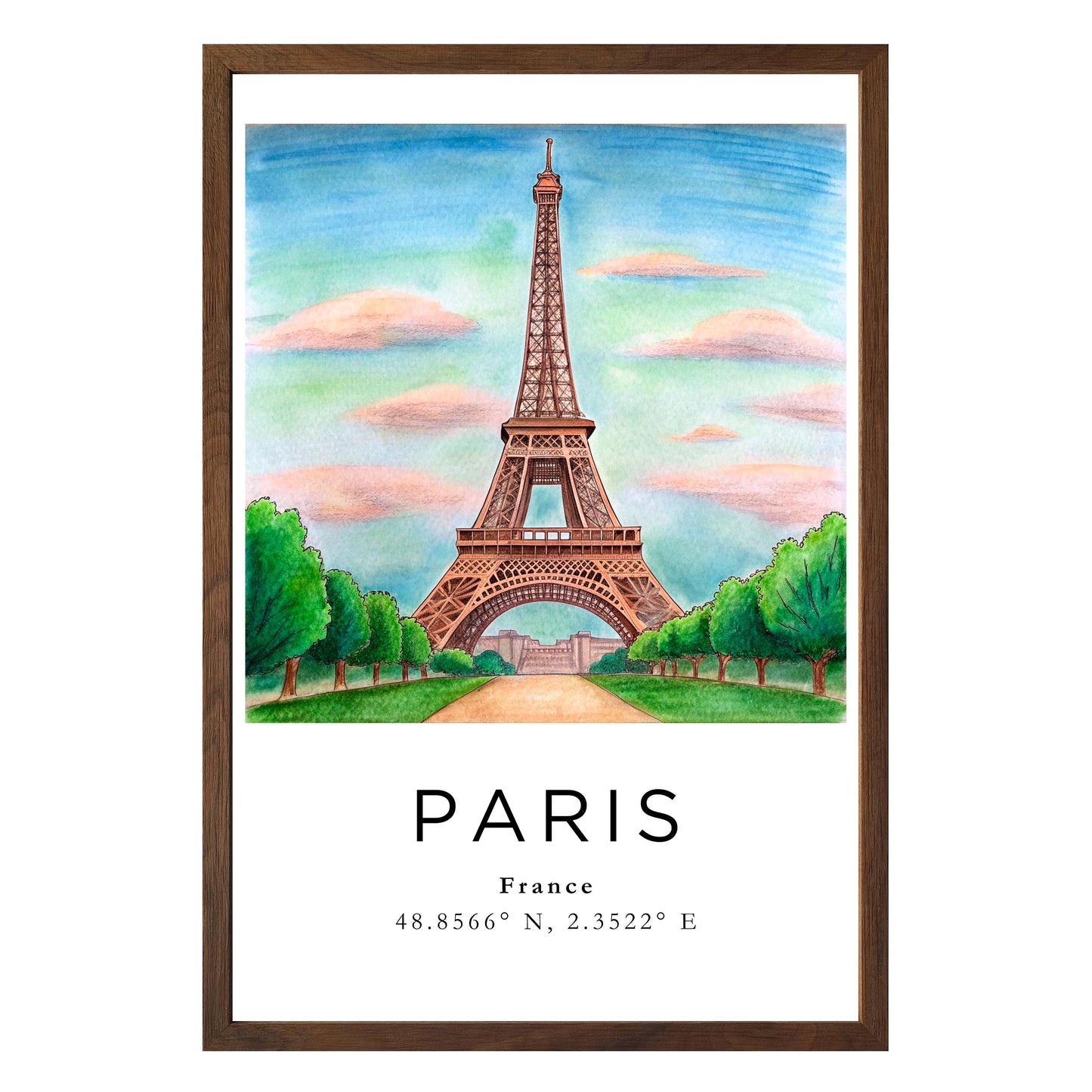 Eiffel Tower Dreamscape Framed Print - Masterpiece Print