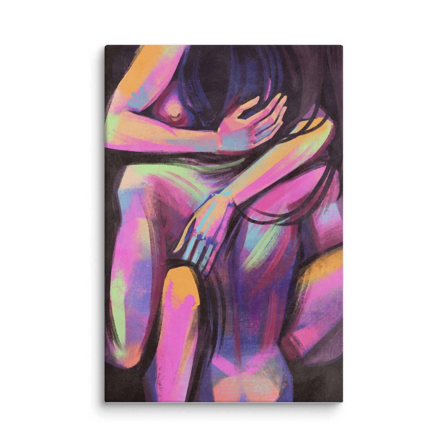 Electric Intimacy Extra Large Canvas 40″×60″ - Masterpiece Print