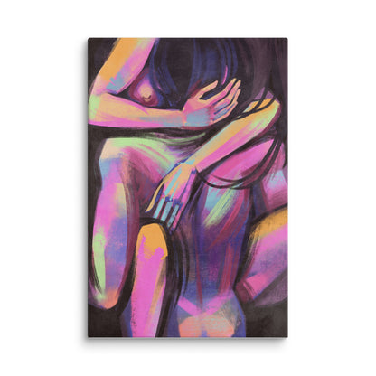 Electric Intimacy Extra Large Canvas 40″×60″ - Masterpiece Print