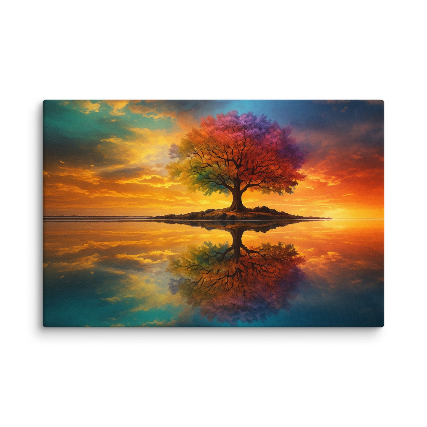 Eternal Sunset Reflection Extra Large Canvas 60″x40″ - Masterpiece Print