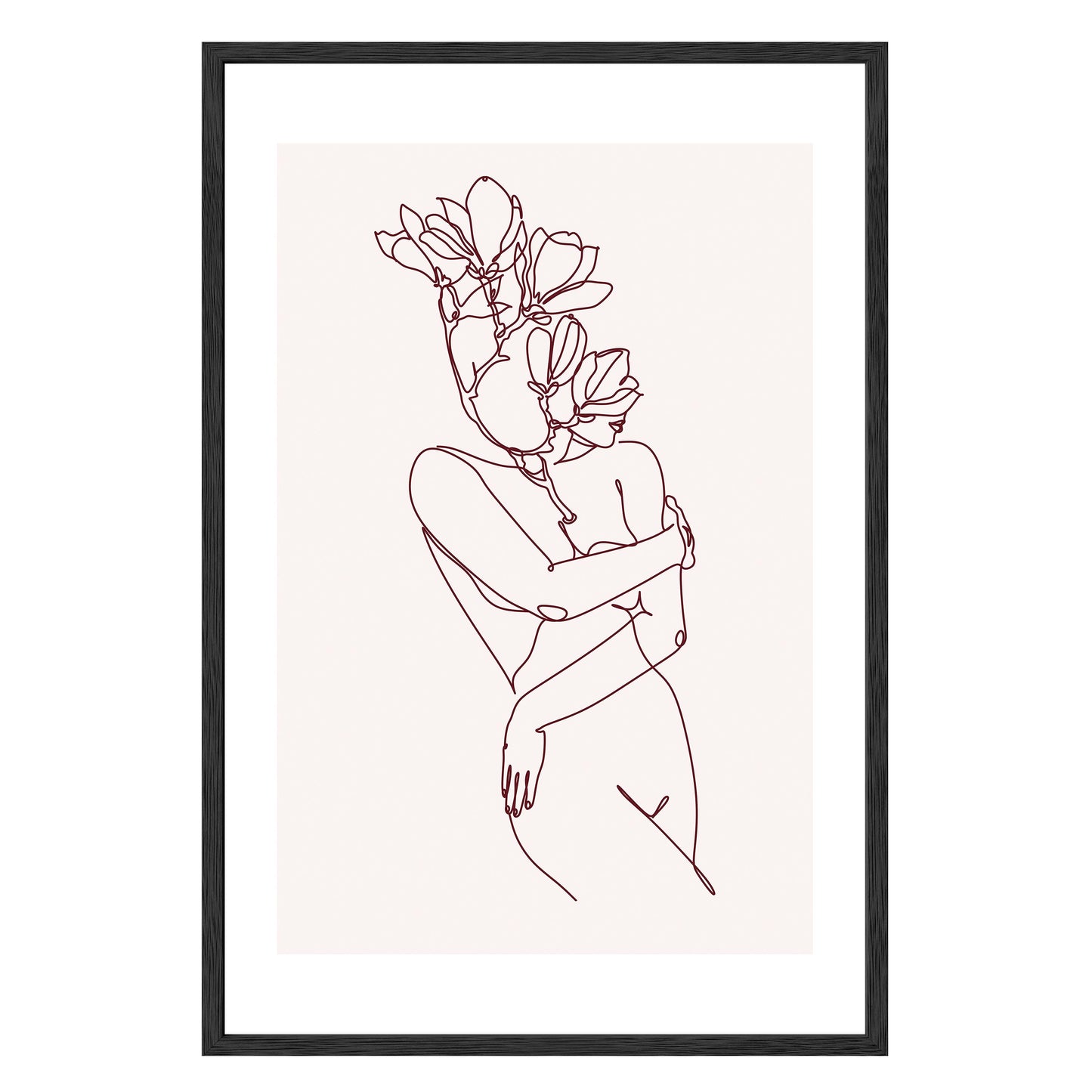 Floral Essence Framed Print - Masterpiece Print