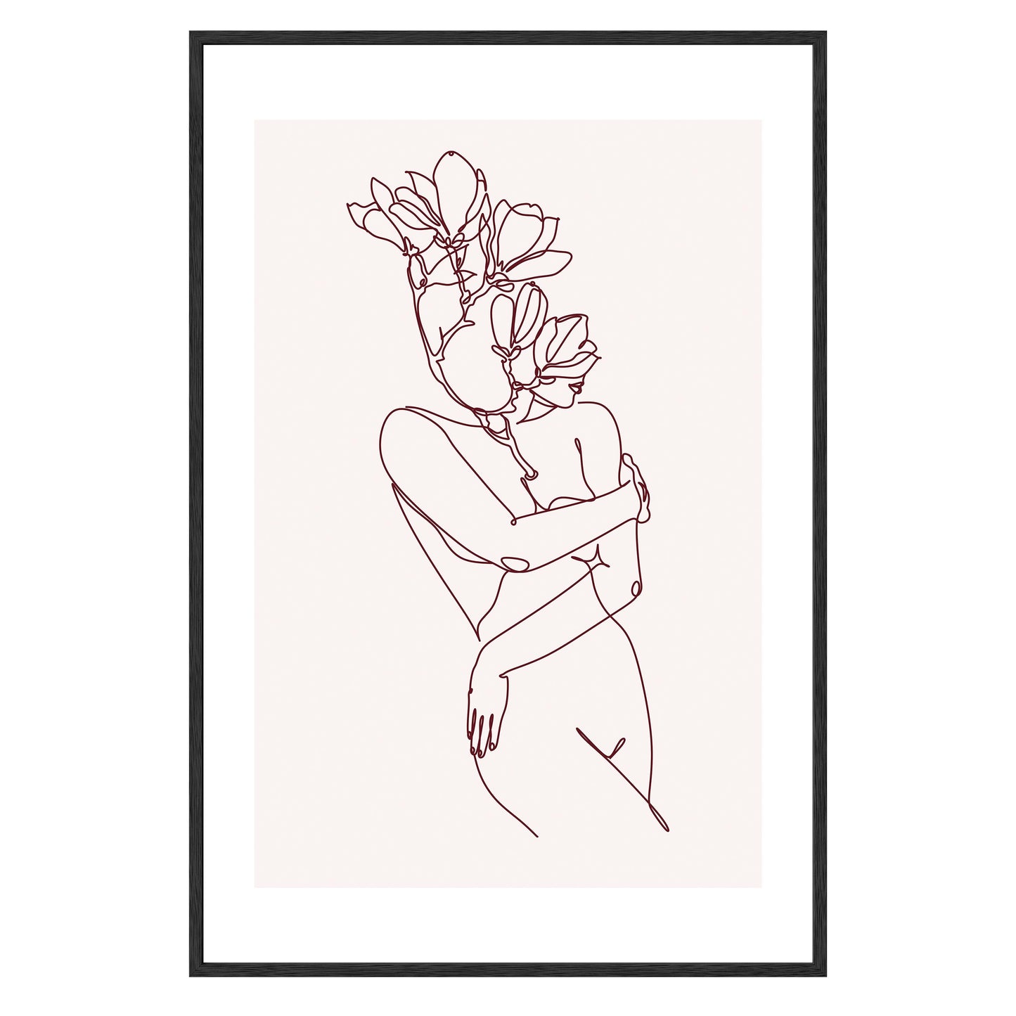 Floral Essence Framed Print - Masterpiece Print