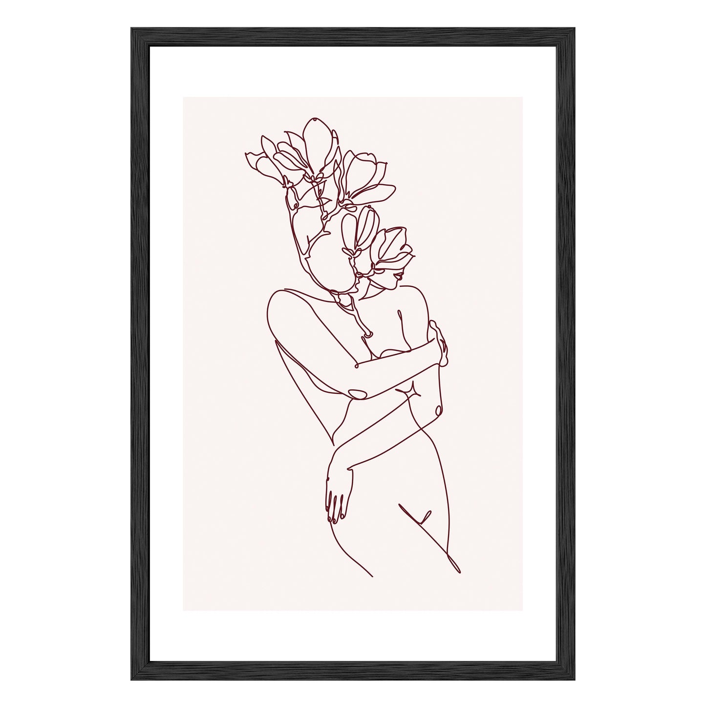 Floral Essence Framed Print - Masterpiece Print