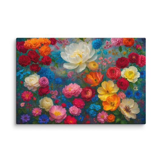 Garden of Color Extra Large Canvas  60″x40″ - Masterpiece Print