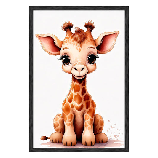 Gentle Giraffe Framed Print