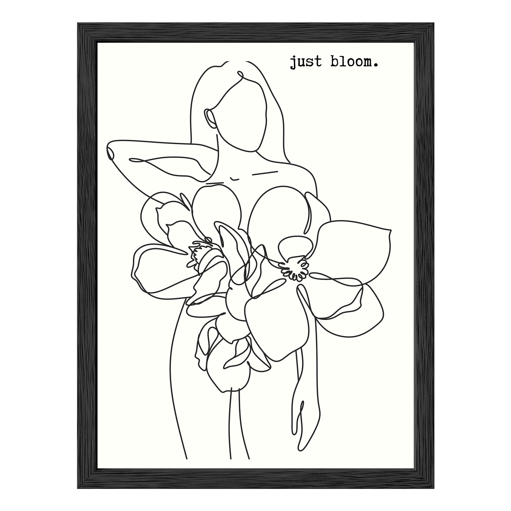 Just Bloom Framed Print - Masterpiece Print