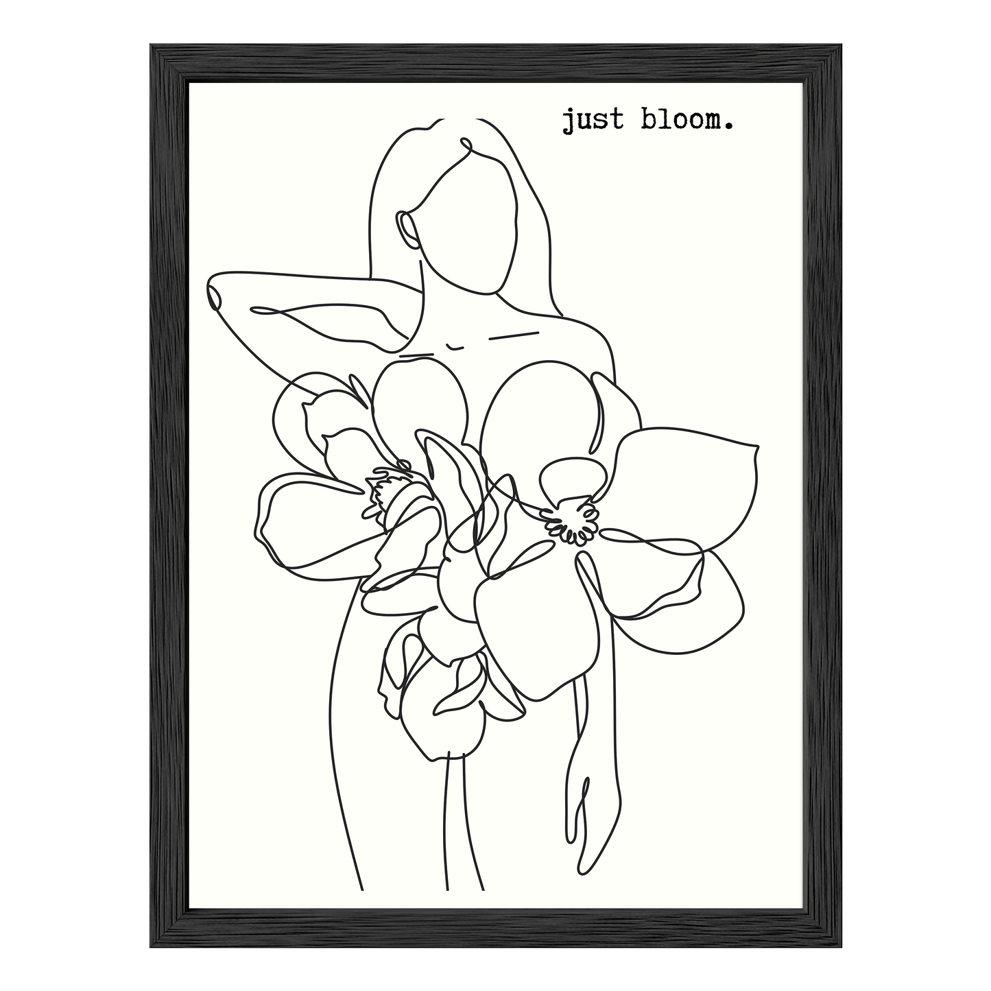 Just Bloom Framed Print