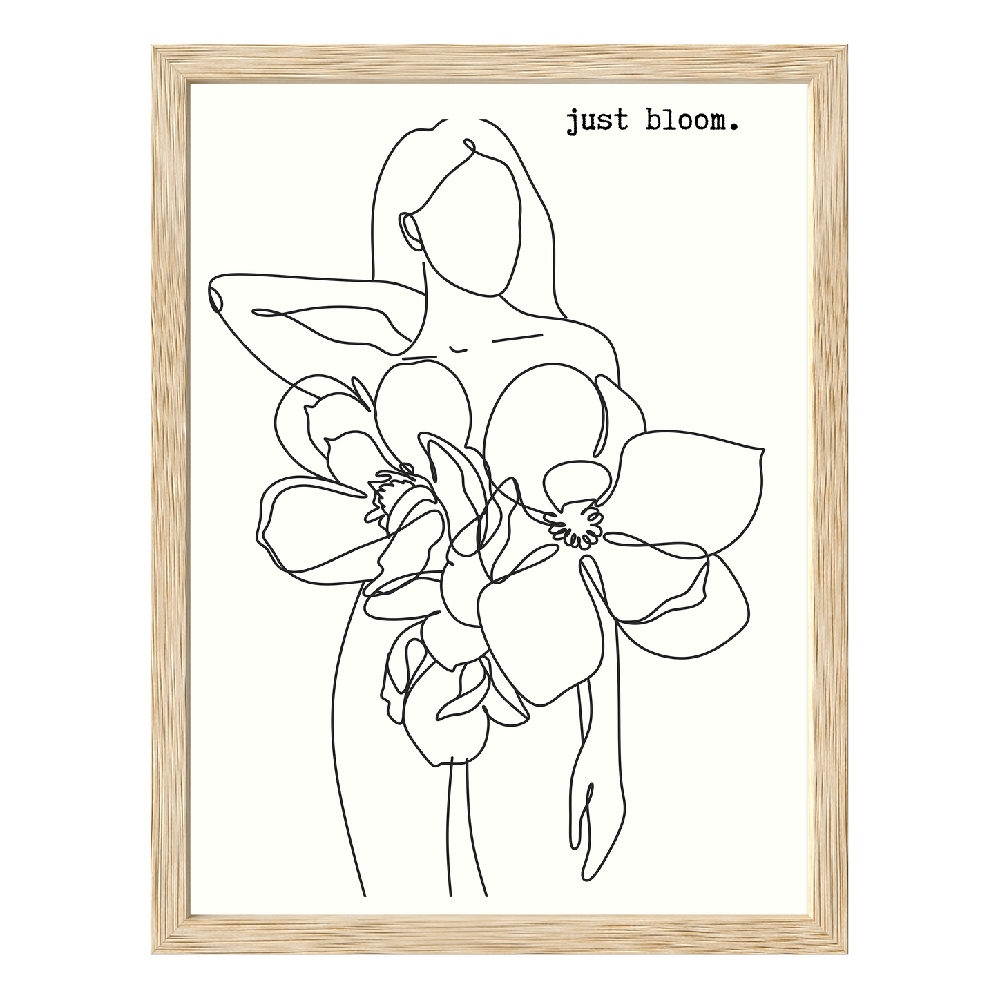 Just Bloom Framed Print