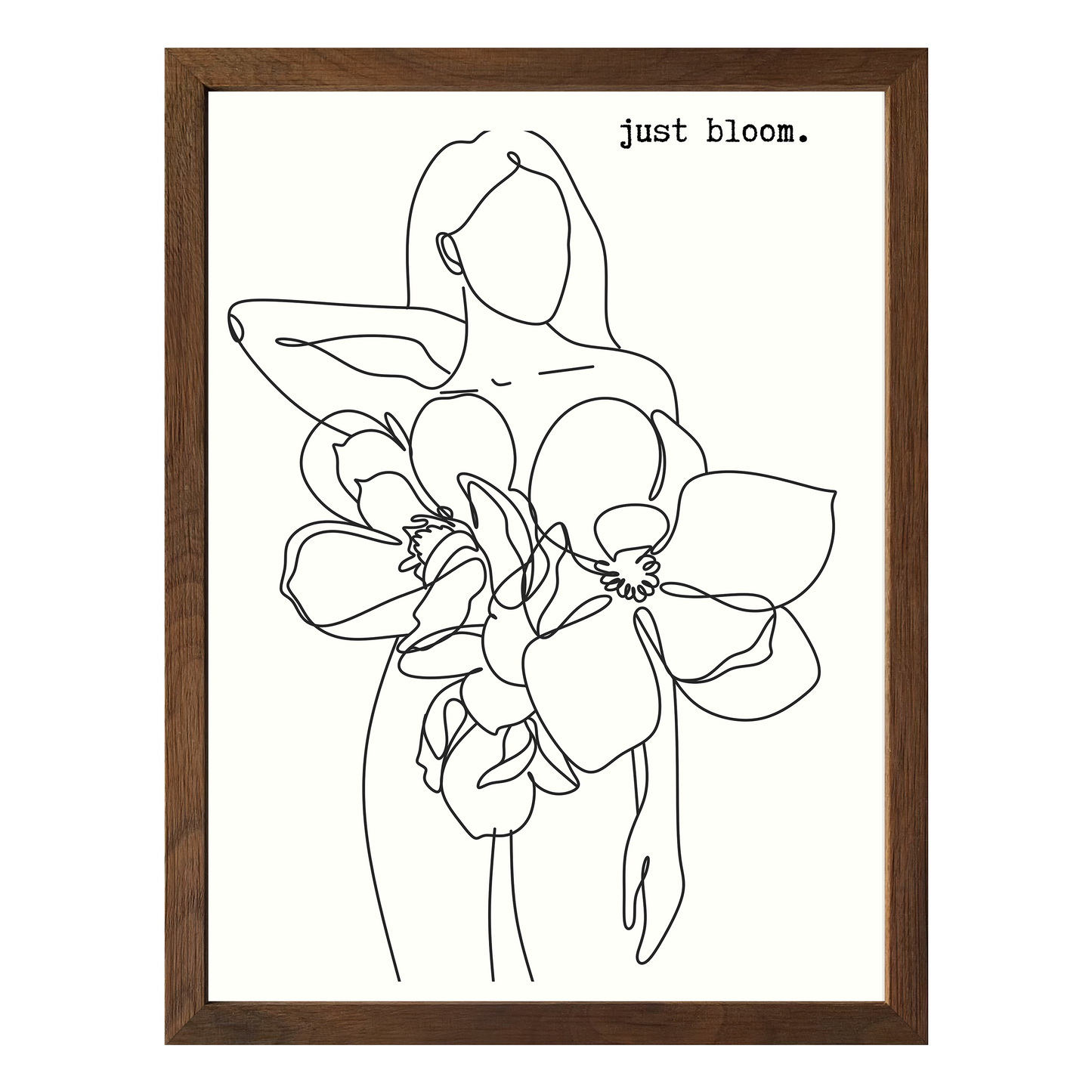 Just Bloom Framed Print