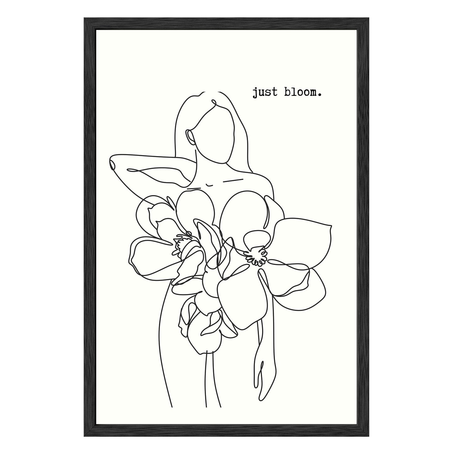 Just Bloom Framed Print