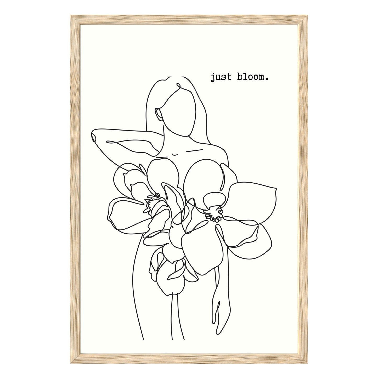 Just Bloom Framed Print