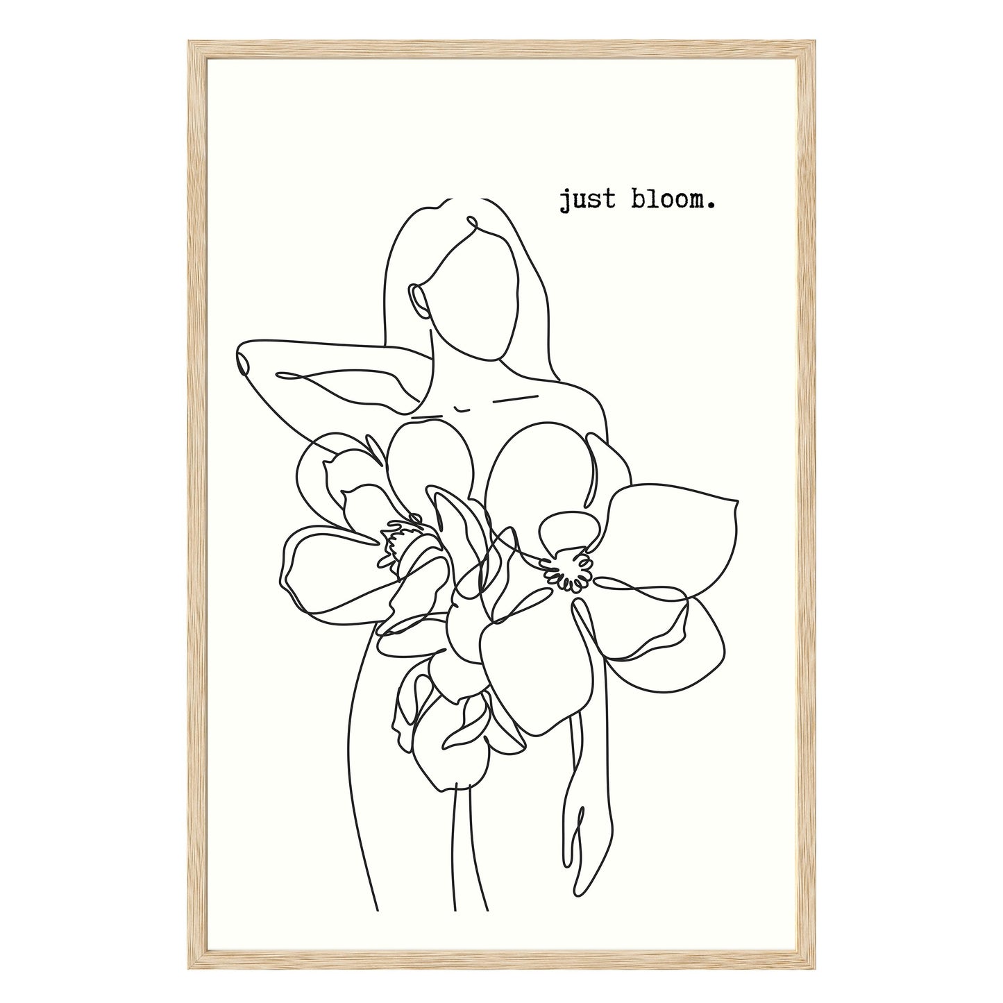 Just Bloom Framed Print