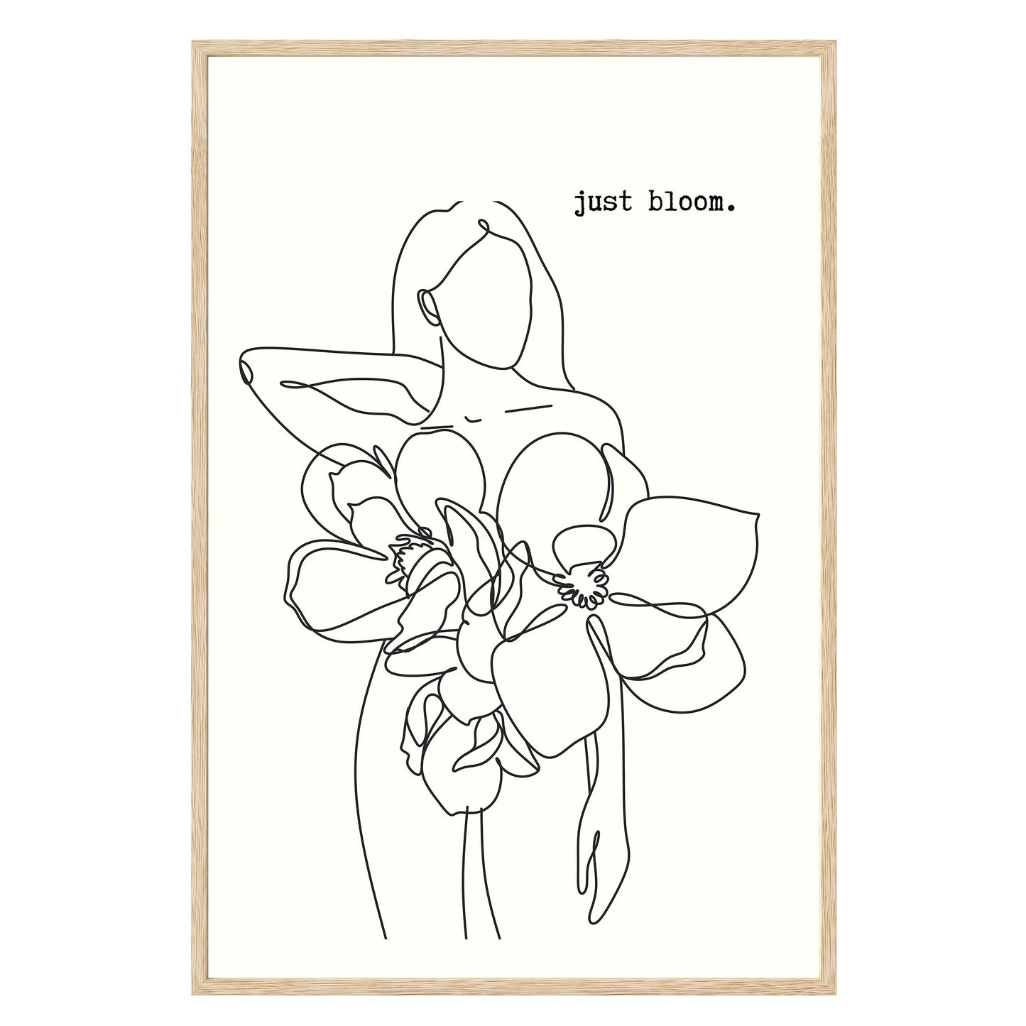 Just Bloom Framed Print