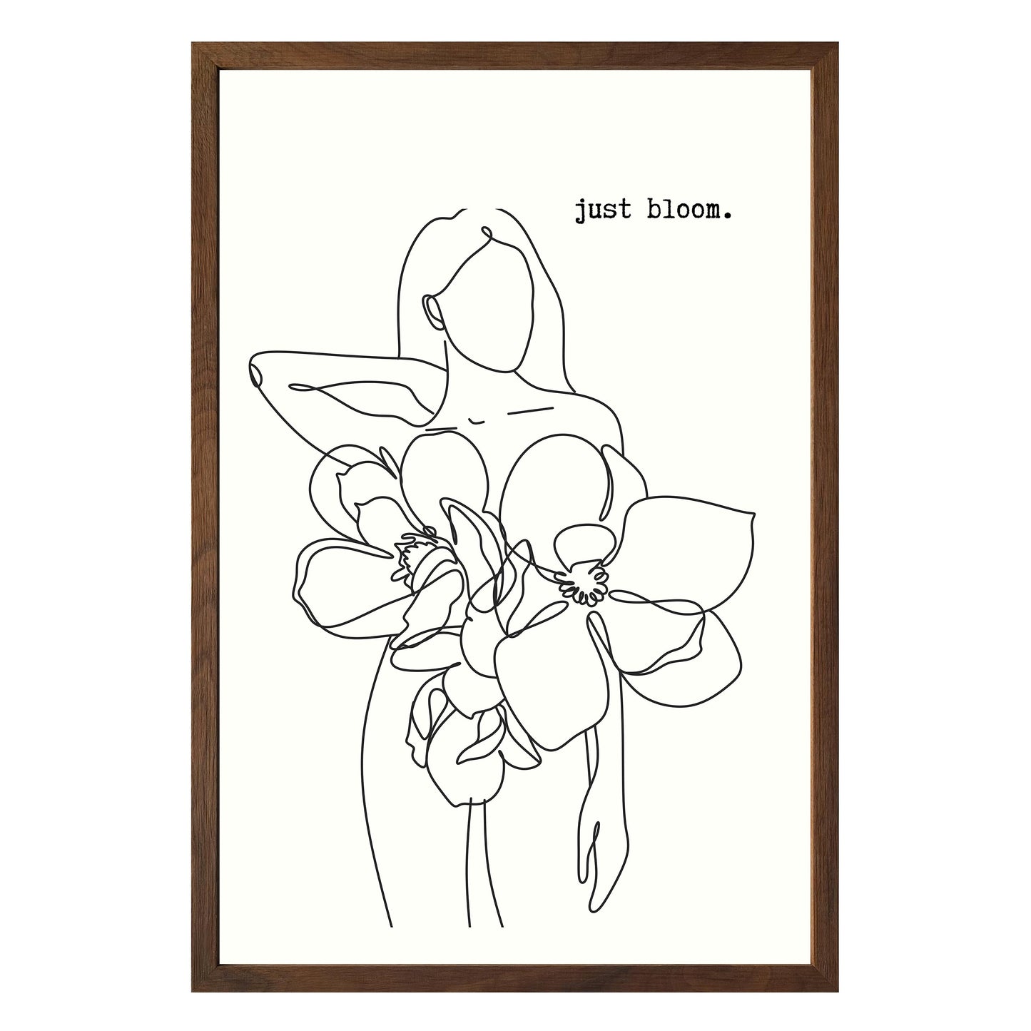 Just Bloom Framed Print